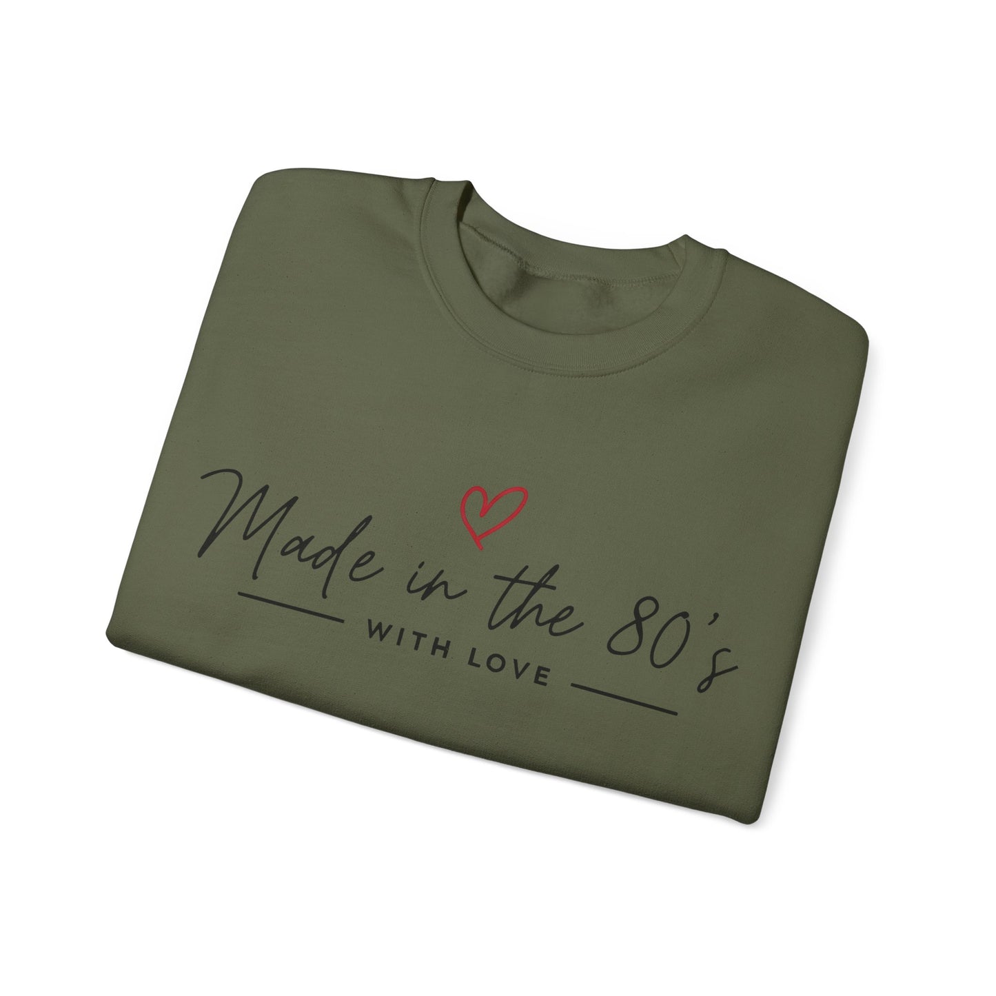 Made in the 80's Unisex Heavy Blend™ Crewneck Sweatshirt - Made in the 80's with love..