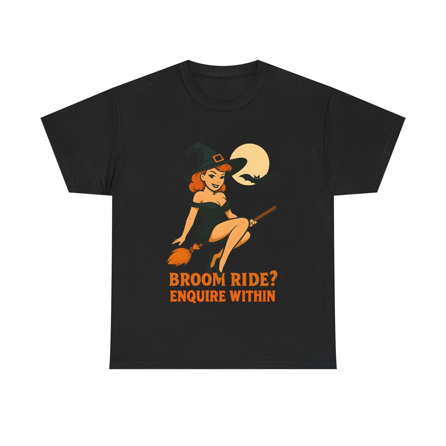 Halloween Witch Tee, Unisex Cotton T-Shirt, Spooky Apparel, Cute Halloween Shirt, Witchy Gifts, Fun Costume Top