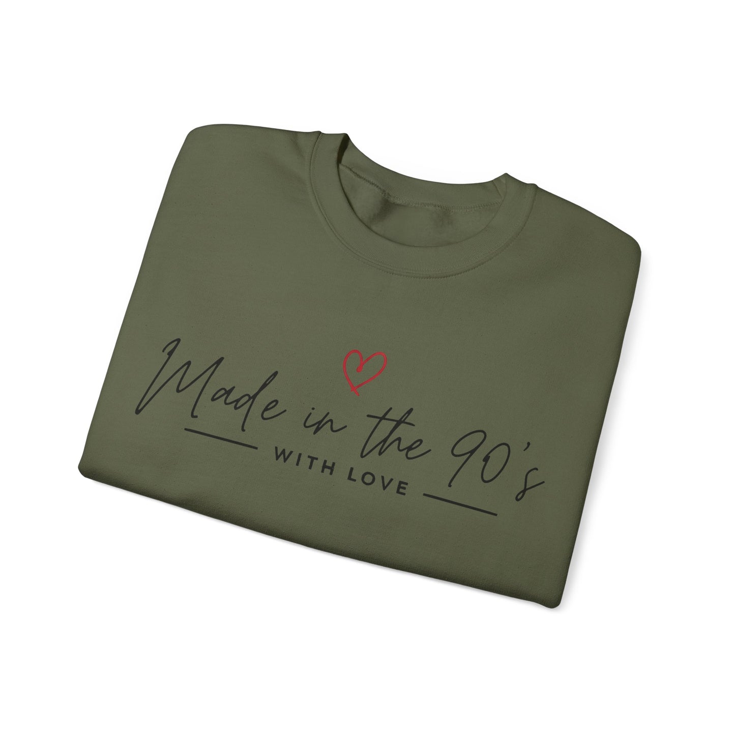 Made in the 90's Unisex Heavy Blend™ Crewneck Sweatshirt - Made in the 90's with love..