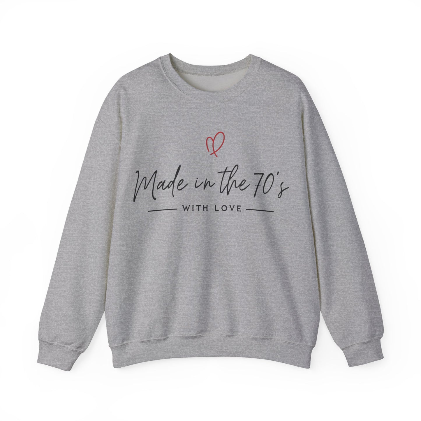 Made in the 70's Unisex Heavy Blend™ Crewneck Sweatshirt - Made in the 70's with love..