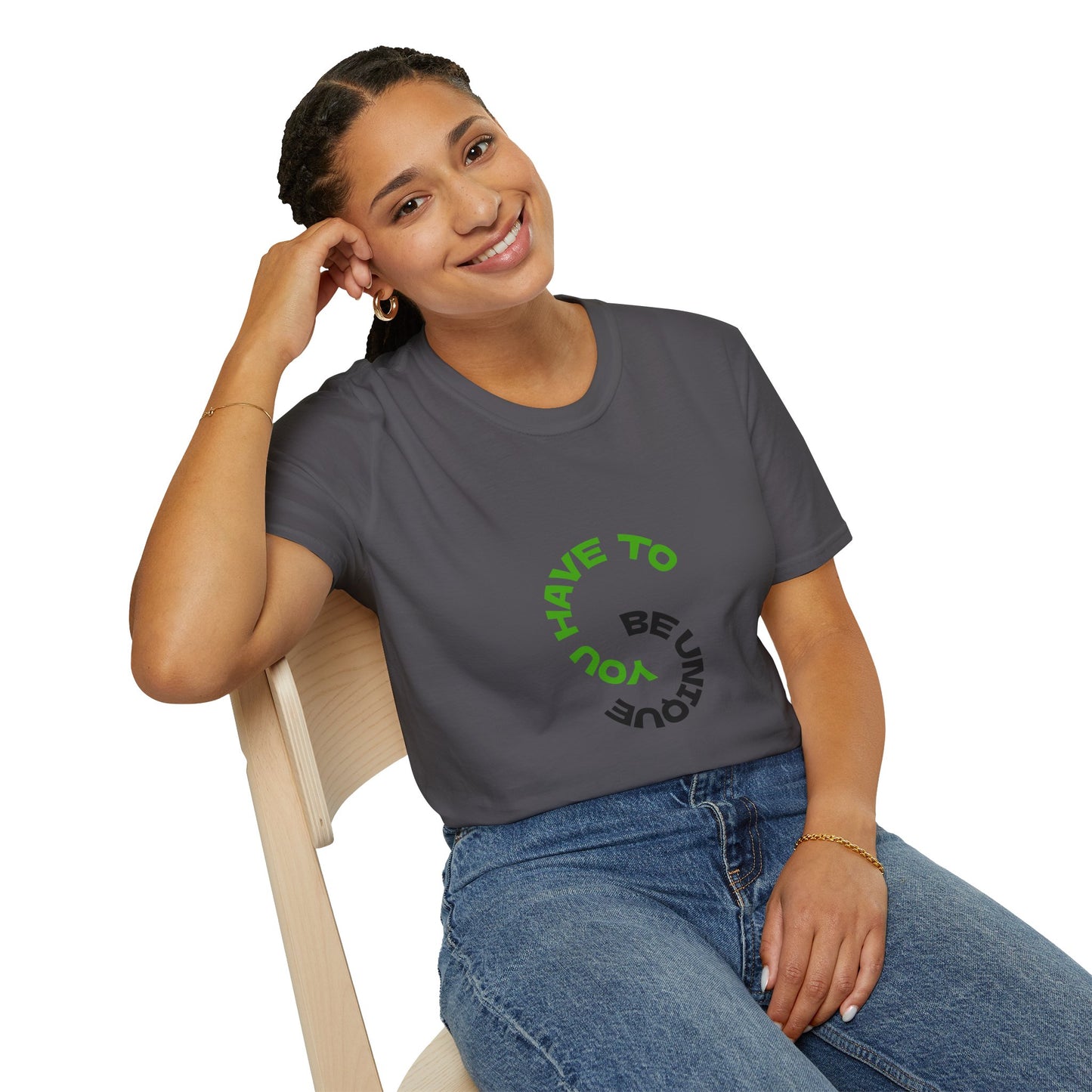 Inspirational Unisex Softstyle T-Shirt, Unique Graphic Shirt, Casual Wear, Vintage Style