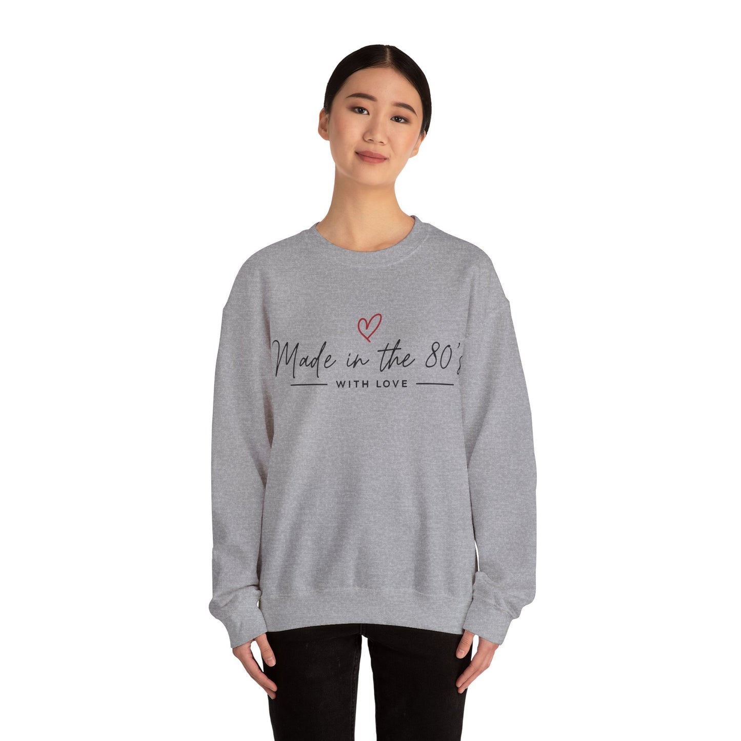Made in the 80's Unisex Heavy Blend™ Crewneck Sweatshirt - Made in the 80's with love..