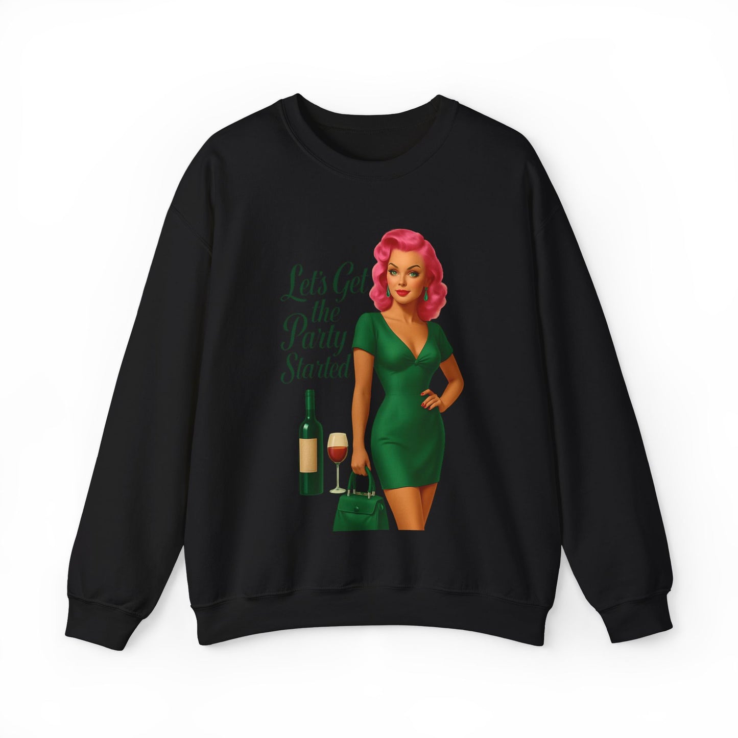Let's Get the Party Started Unique Sweatshirt Design