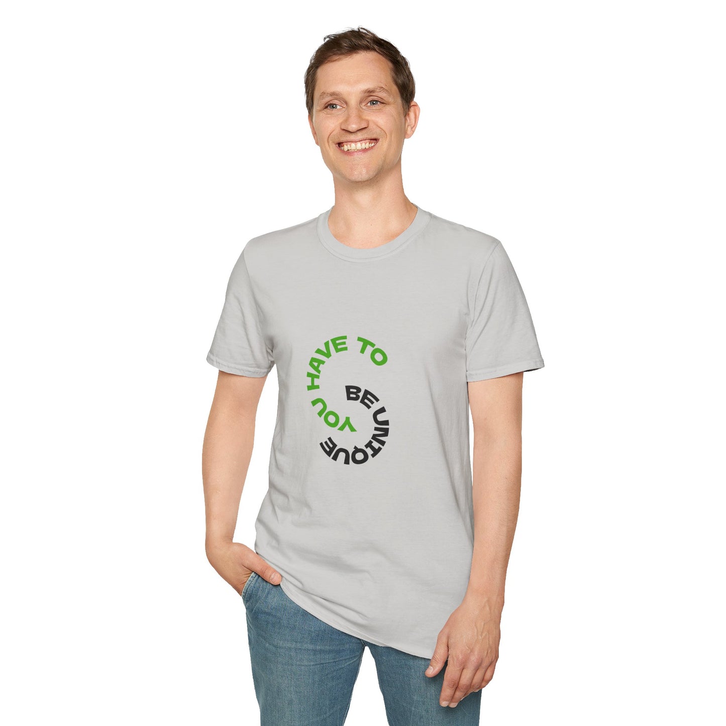 Inspirational Unisex Softstyle T-Shirt, Unique Graphic Shirt, Casual Wear, Vintage Style