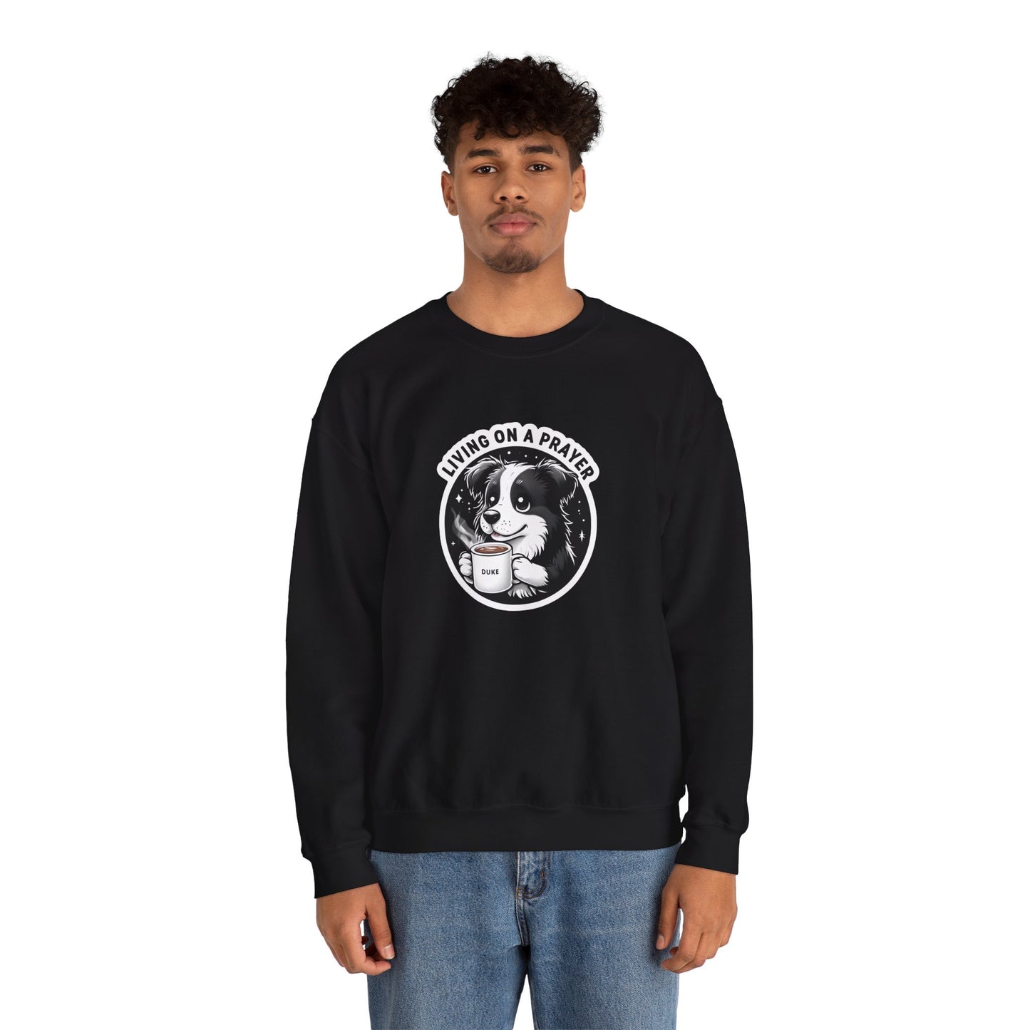 Music Inspired Unique Design Border Collie Sweatshirt