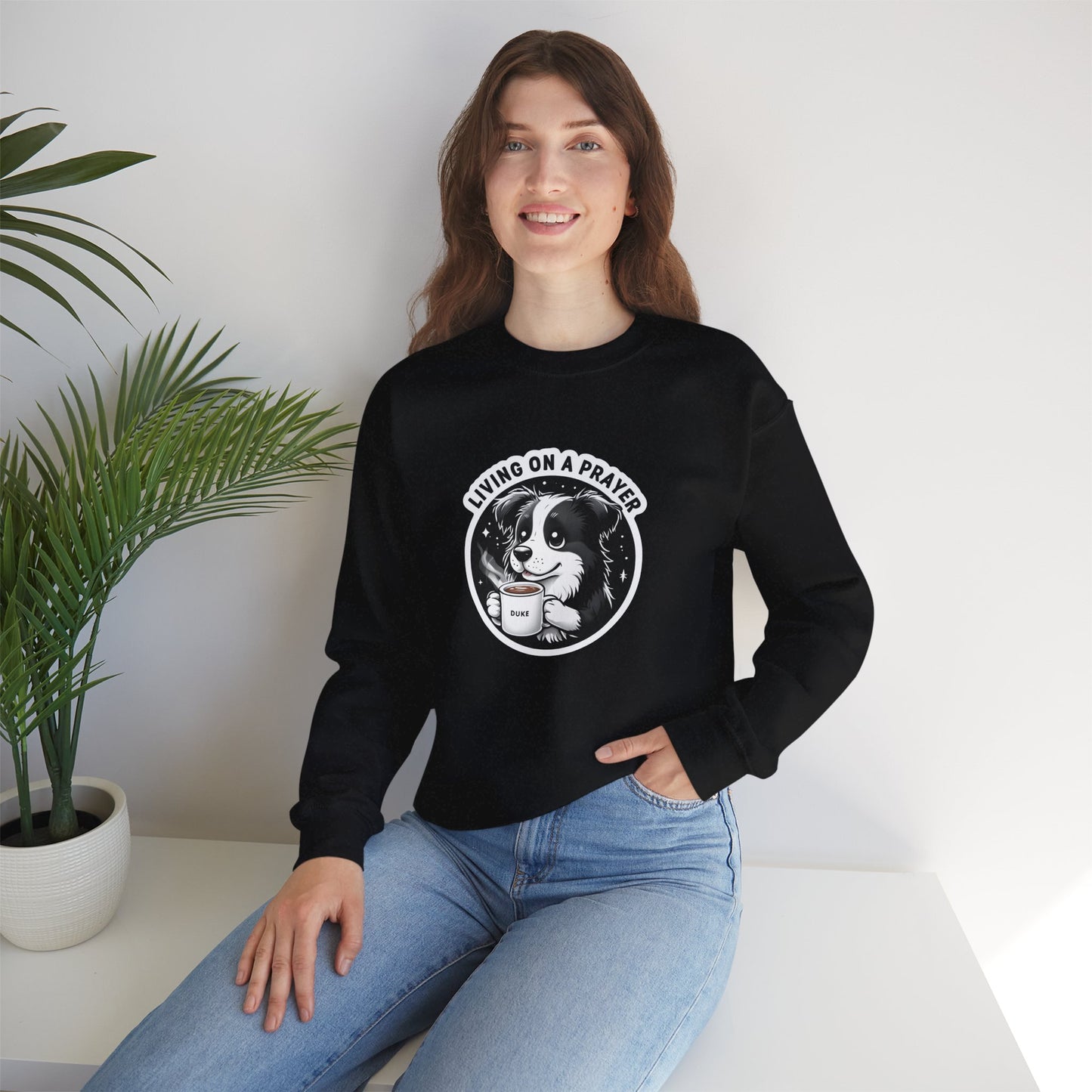 Music Inspired Unique Design Border Collie Sweatshirt