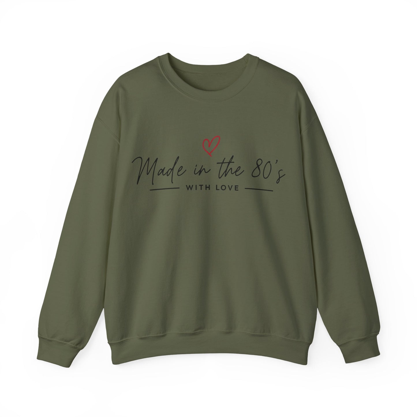 Made in the 80's Unisex Heavy Blend™ Crewneck Sweatshirt - Made in the 80's with love..