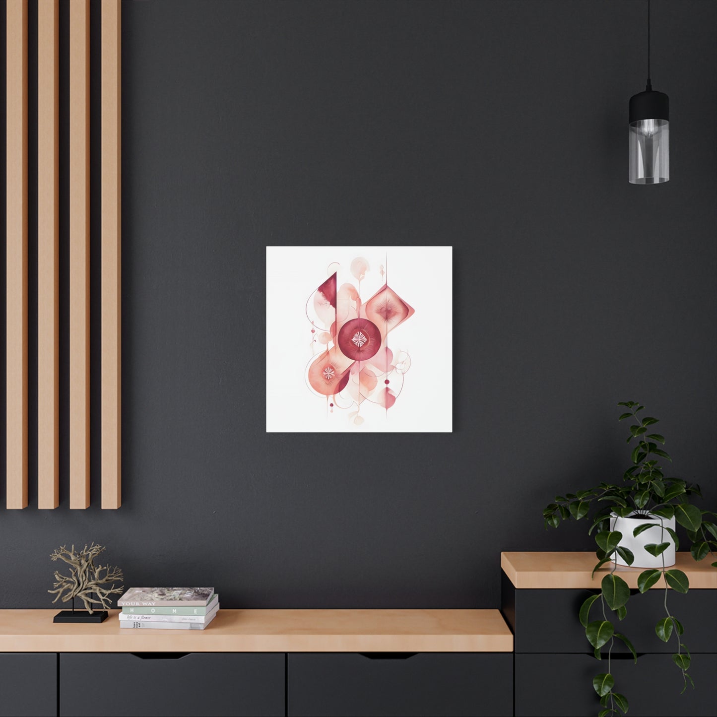 Modern Art Print - Elegant Abstract Floral Decor, Minimalist Wall Art, Bohemian Home Accent, Gift for Art Lovers