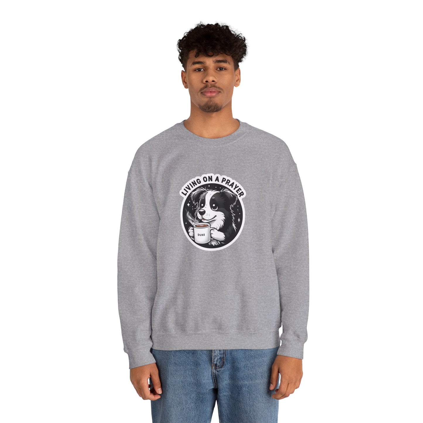 Music Inspired Unique Design Border Collie Sweatshirt