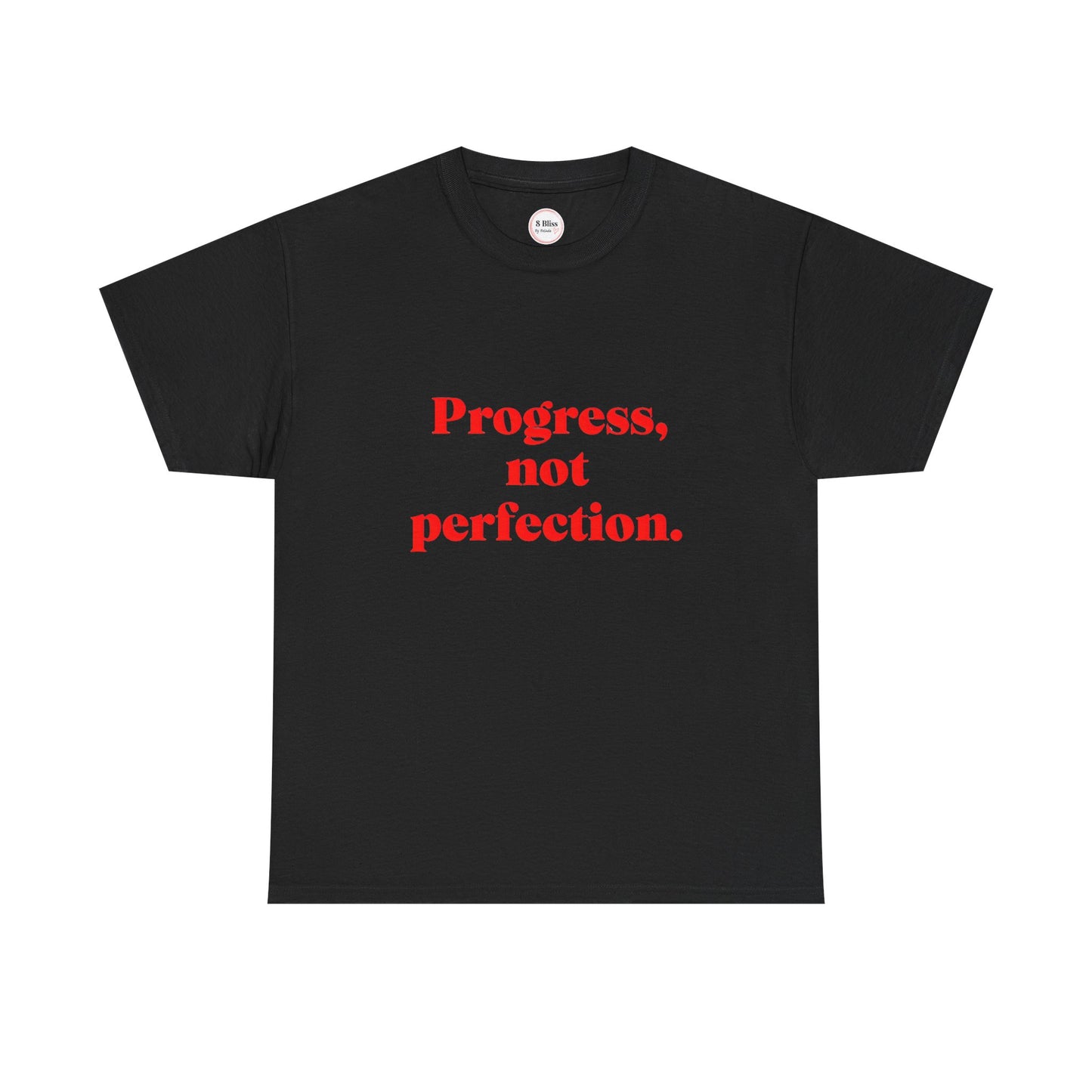 Progress, Not Perfection Unisex Cotton Tee, Motivational Shirt, Casual Wear, Gift for Friends, Everyday Comfort, Inspiring T-Shirt, Positive