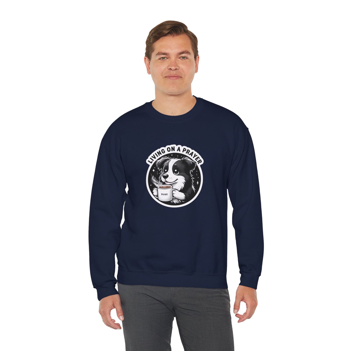 Music Inspired Unique Design Border Collie Sweatshirt