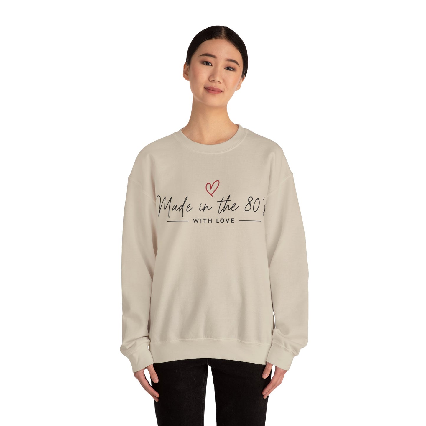 Made in the 80's Unisex Heavy Blend™ Crewneck Sweatshirt - Made in the 80's with love..