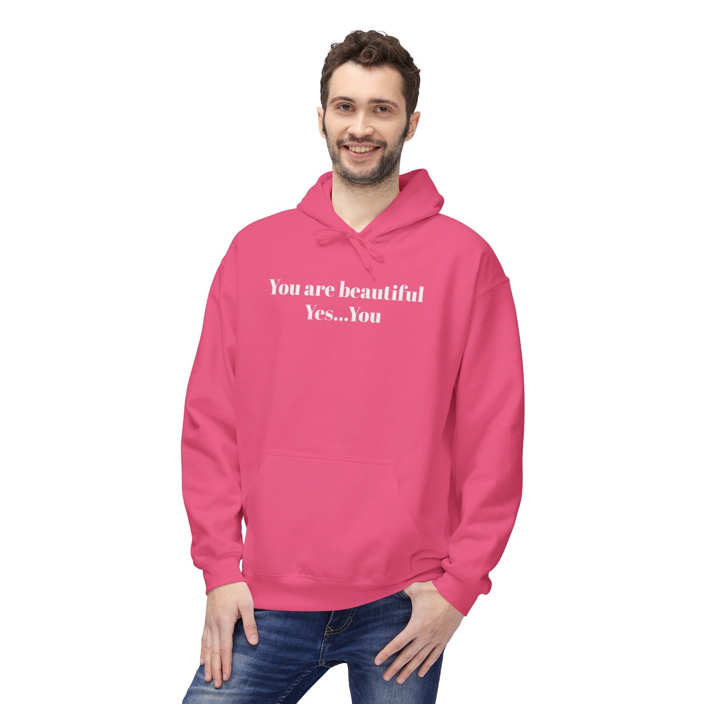 Positive Vibes Unisex Hoodie - You Are Beautiful, Happiness Ahead Sweatshirt, Inspirational Gift, Self-Love Apparel, Cozy Comfort