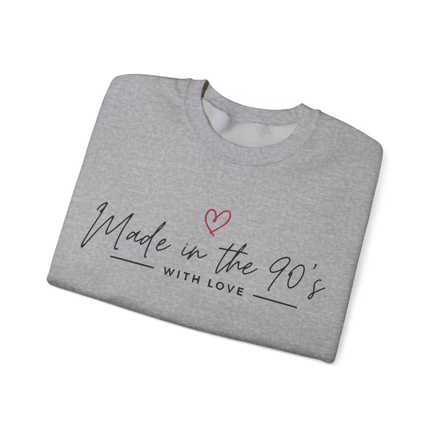 Made in the 90's Unisex Heavy Blend™ Crewneck Sweatshirt - Made in the 90's with love..