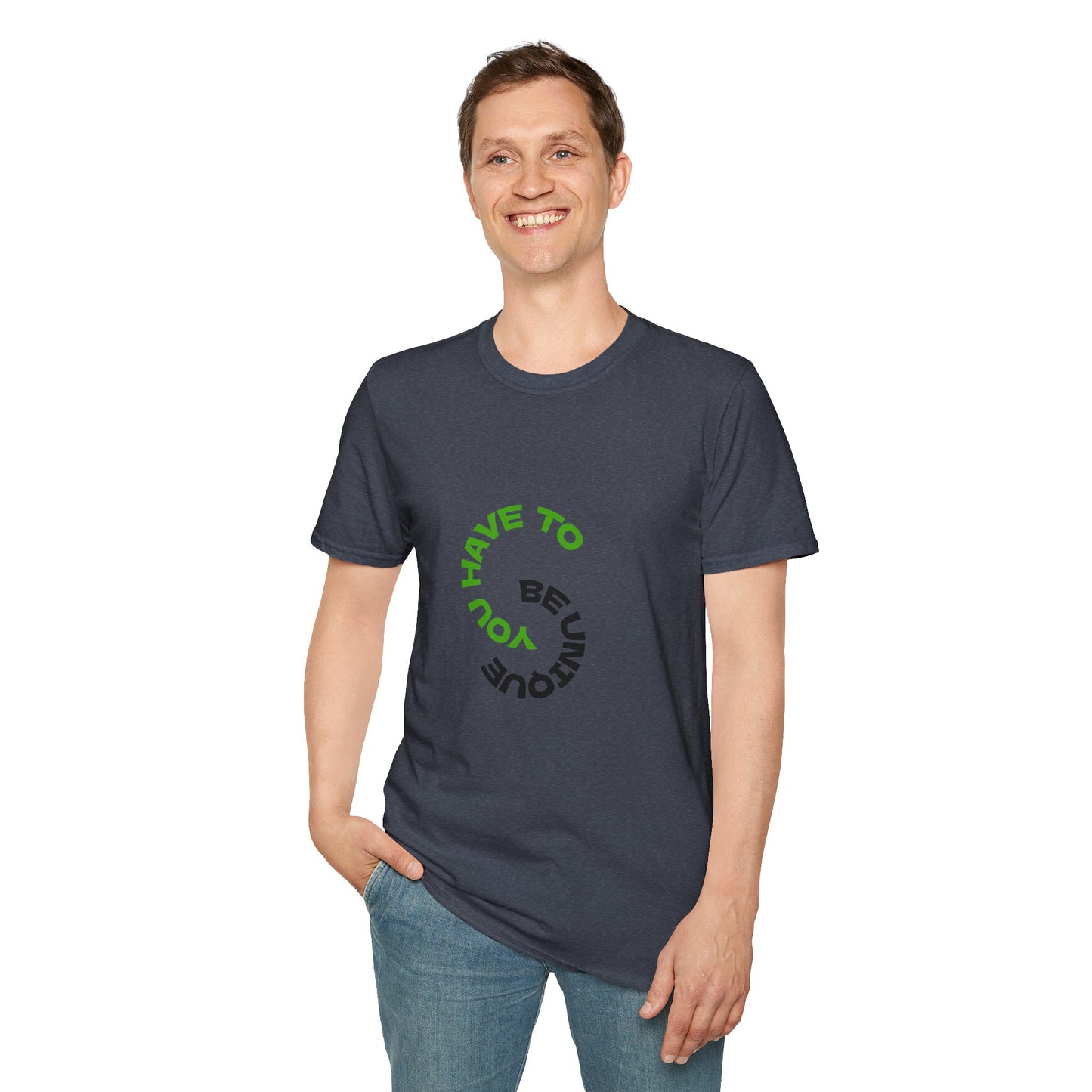 Inspirational Unisex Softstyle T-Shirt, Unique Graphic Shirt, Casual Wear, Vintage Style