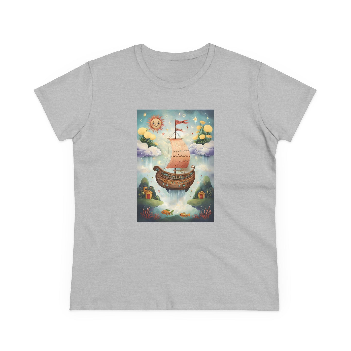 Whimsical Daydreams Tee, Casual Summer Shirt, Gift for Dreamers, Travel Vibes Tee, Inspirational Quote Top