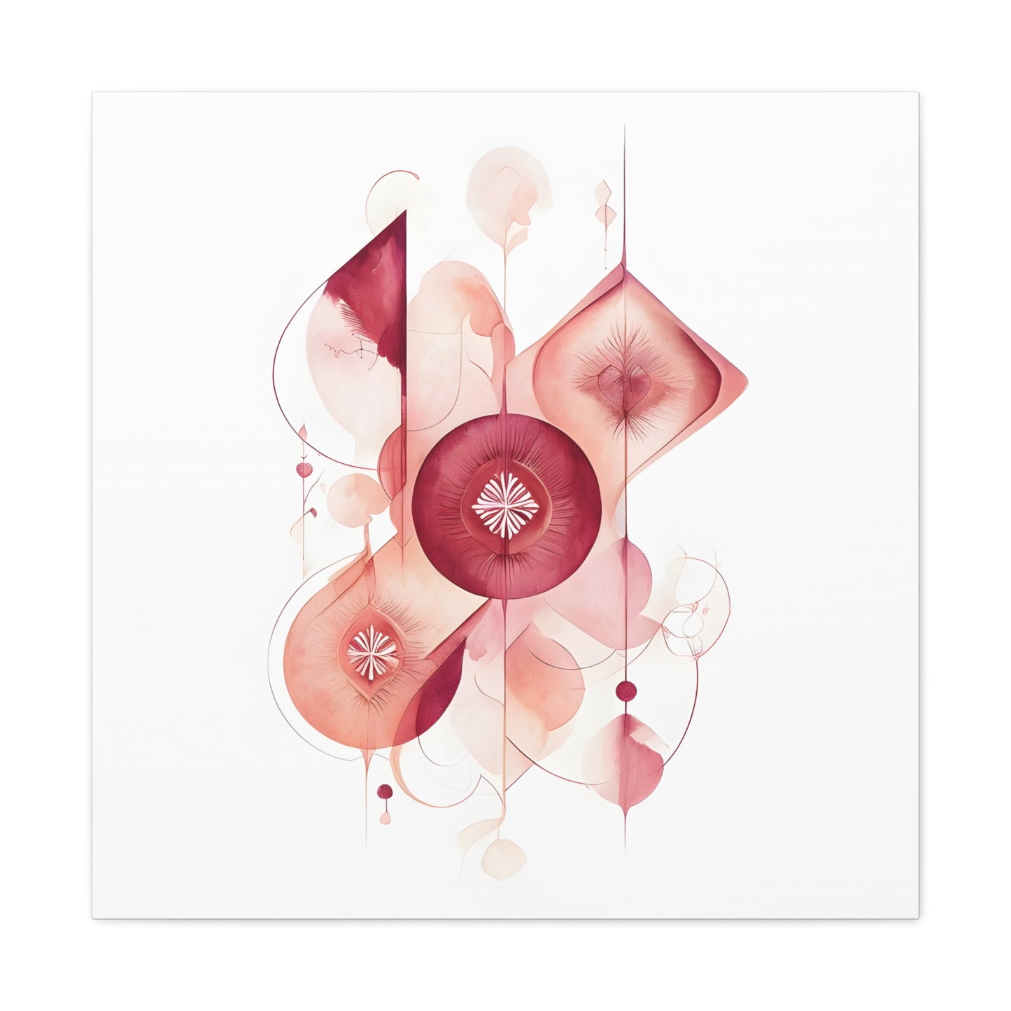 Modern Art Print - Elegant Abstract Floral Decor, Minimalist Wall Art, Bohemian Home Accent, Gift for Art Lovers