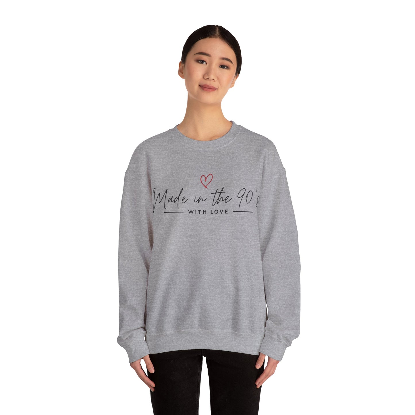 Made in the 90's Unisex Heavy Blend™ Crewneck Sweatshirt - Made in the 90's with love..