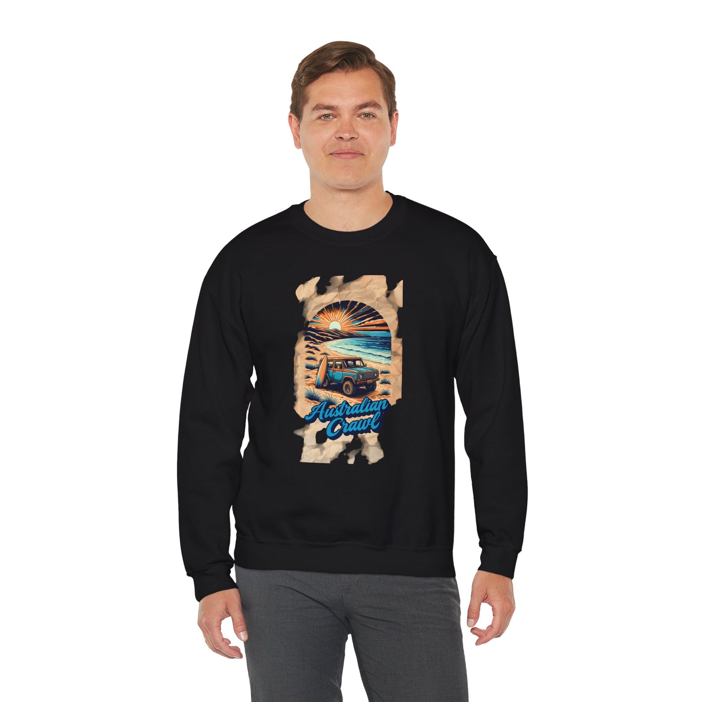Crewneck Sweatshirt - Australian Crawl Design