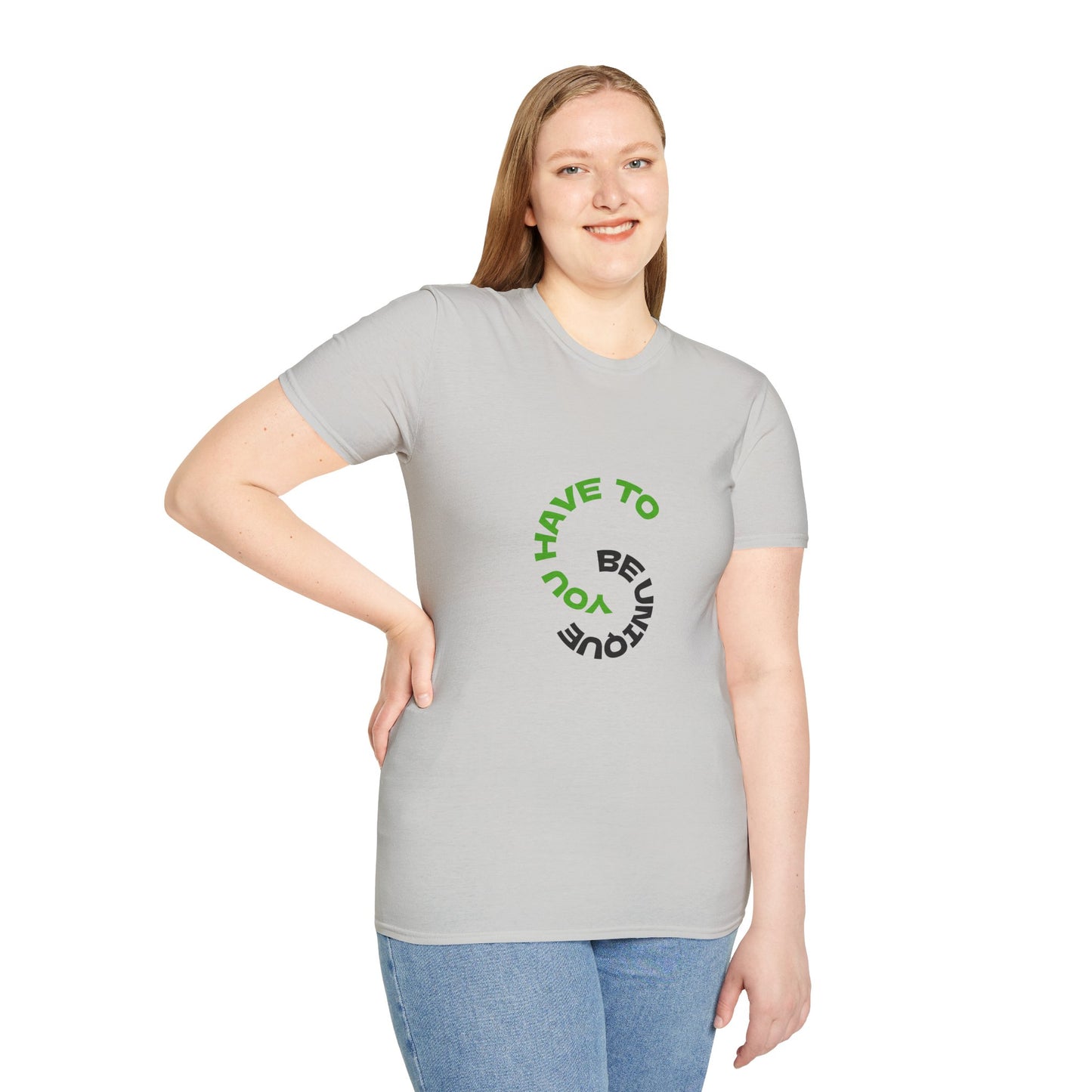 Inspirational Unisex Softstyle T-Shirt, Unique Graphic Shirt, Casual Wear, Vintage Style