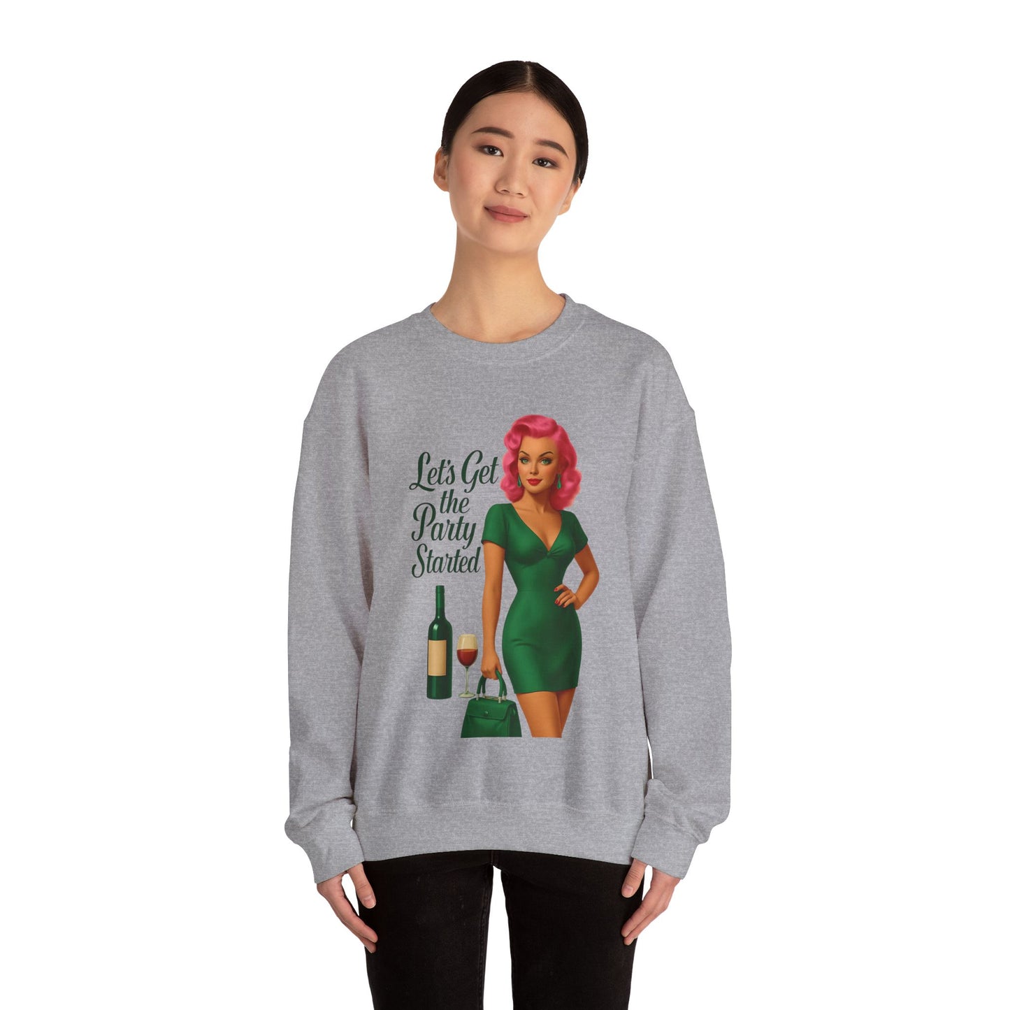 Let's Get the Party Started Unique Sweatshirt Design