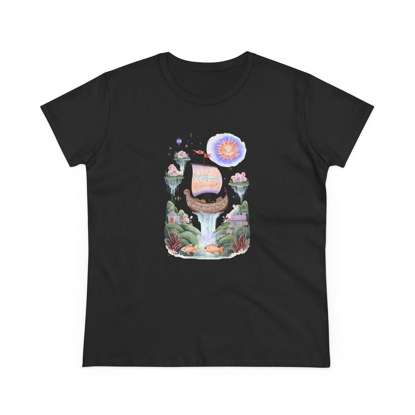 Whimsical Graphic Tee, Dreamy Summer Shirt, Nature Lover Gift, Inspirational Fashion, Women's Casual Top, Perfect for Festivals, Gift for