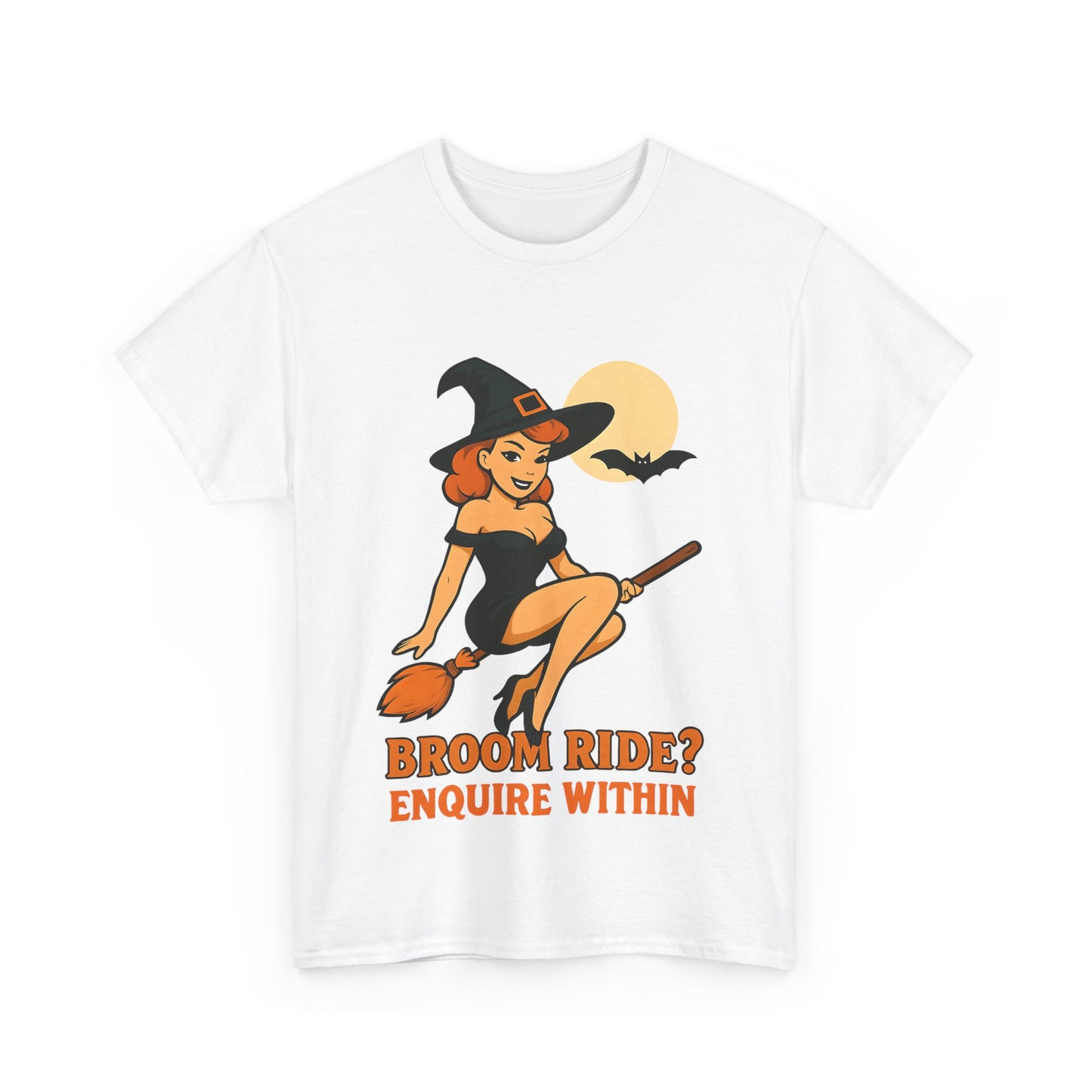 Halloween Witch Tee, Unisex Cotton T-Shirt, Spooky Apparel, Cute Halloween Shirt, Witchy Gifts, Fun Costume Top