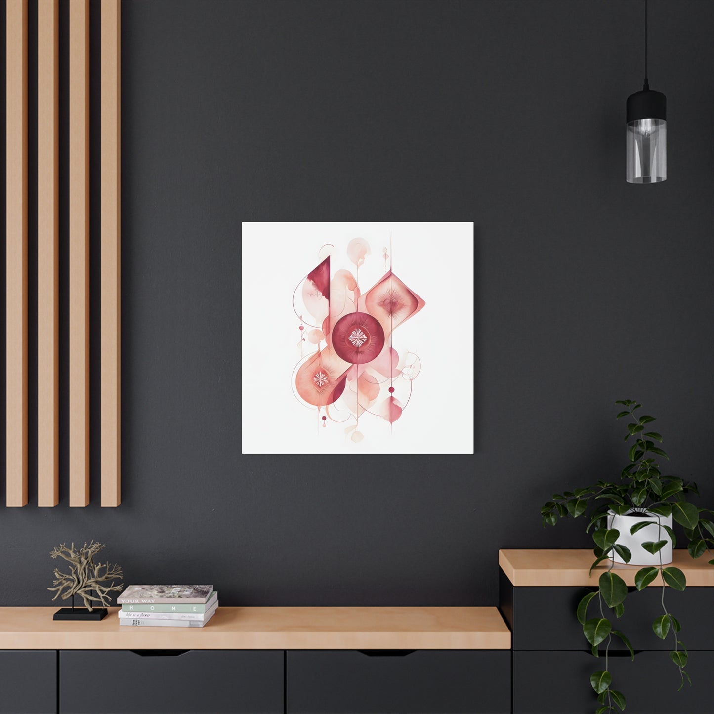 Modern Art Print - Elegant Abstract Floral Decor, Minimalist Wall Art, Bohemian Home Accent, Gift for Art Lovers