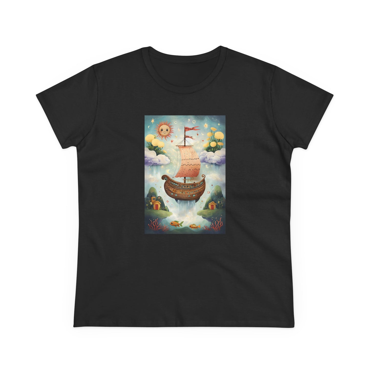 Whimsical Daydreams Tee, Casual Summer Shirt, Gift for Dreamers, Travel Vibes Tee, Inspirational Quote Top