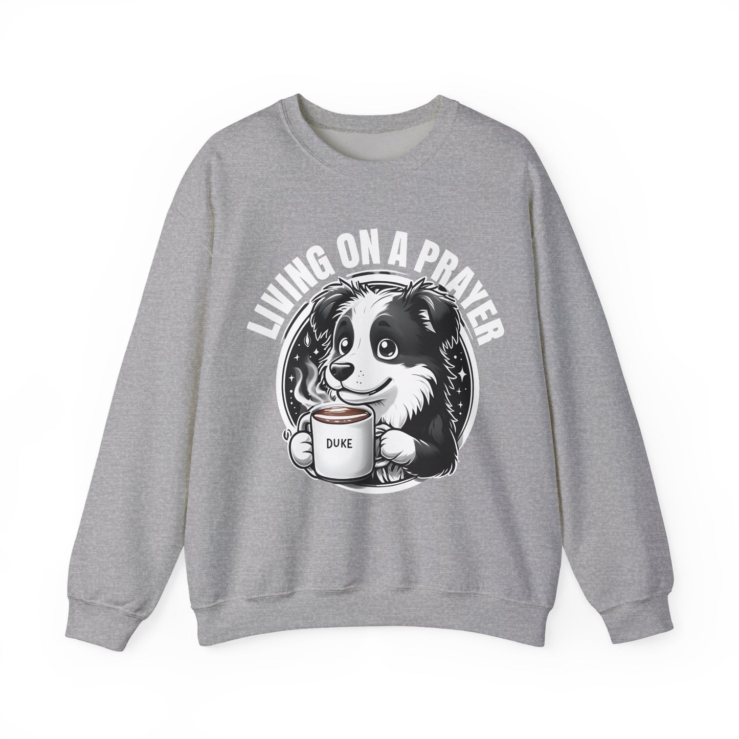 Bon Jovi Inspired Unisex Heavy Blend™ Border Collie Crewneck, Cozy Unisex Sweater, Dog Lover Gift, Comfortable Pullover, Ethically Made