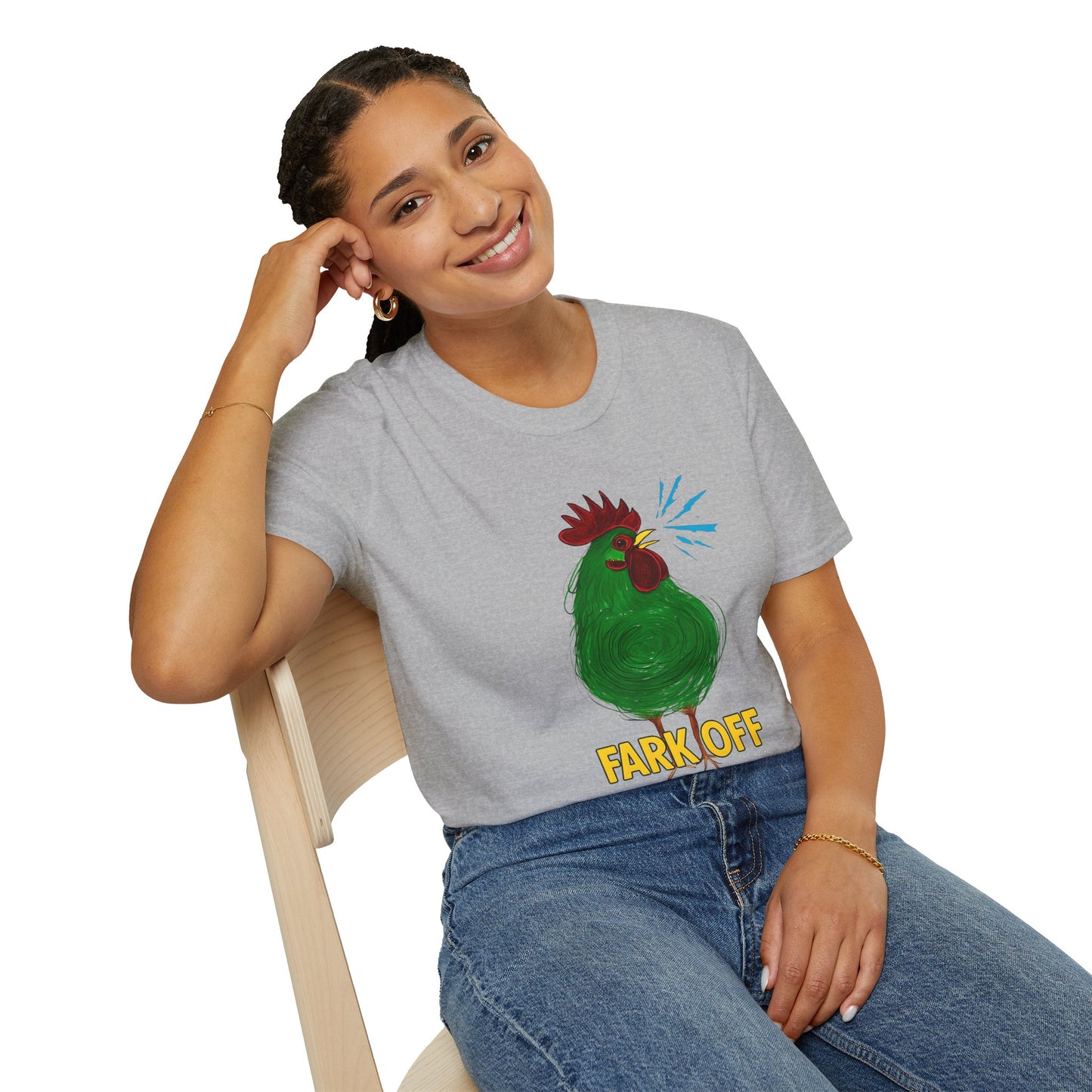 Funny Chicken Graphic T-Shirt, Humor Tee, Farm-Inspired Apparel, Gift for Chicken Lovers, Meme Shirt, Casual Wear