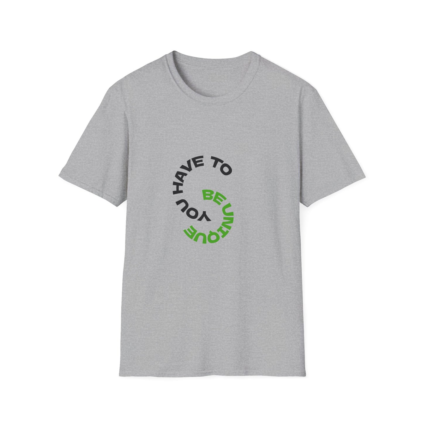 Inspirational Unisex Softstyle T-Shirt, Unique Graphic Shirt, Casual Wear, Vintage Style