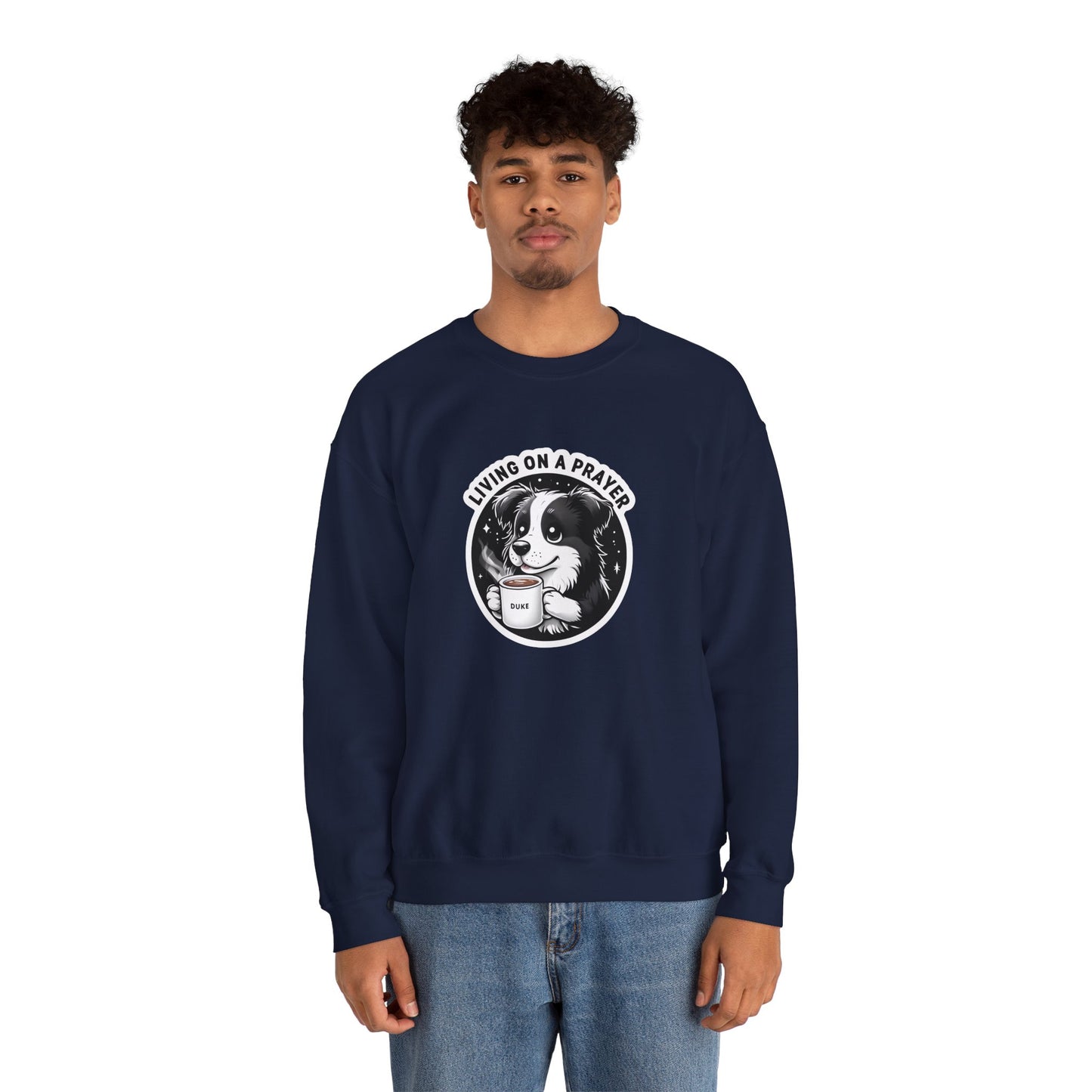 Music Inspired Unique Design Border Collie Sweatshirt