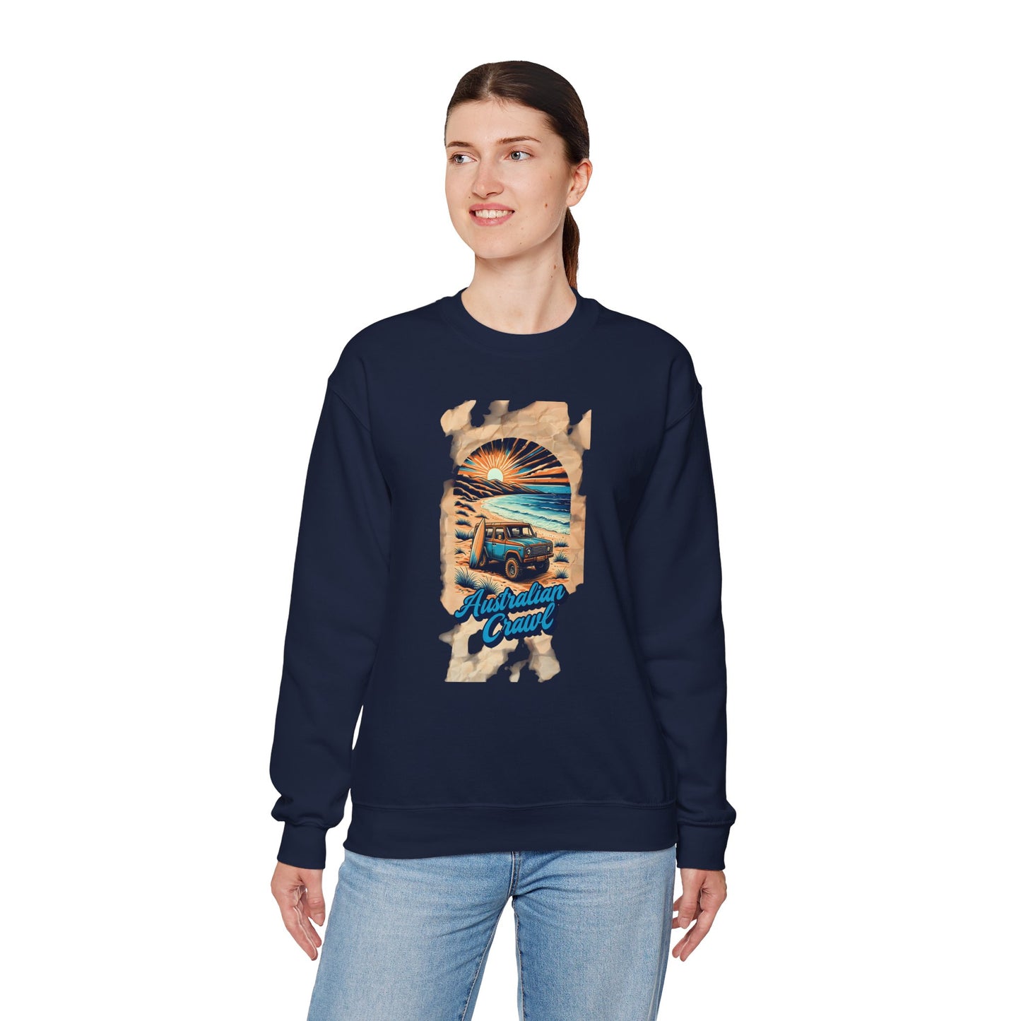 Crewneck Sweatshirt - Australian Crawl Design