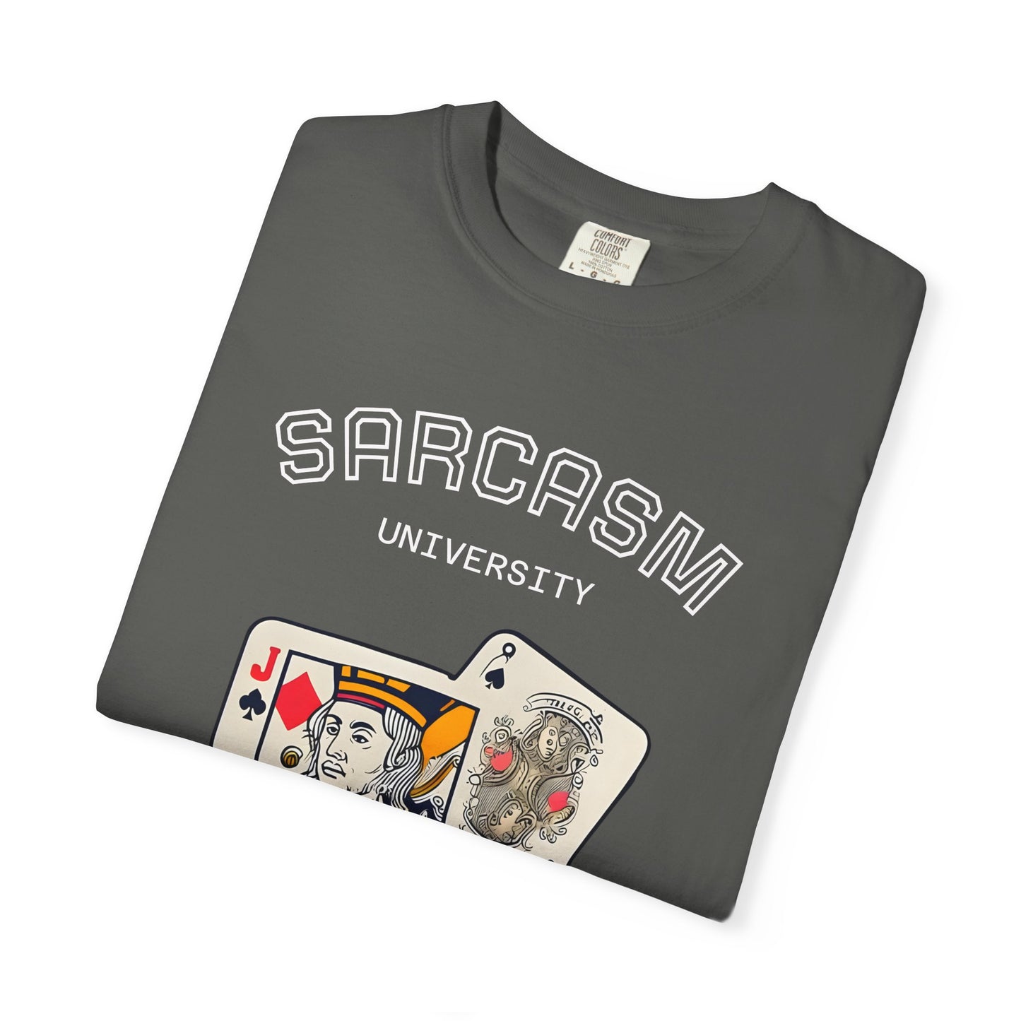 Sarcasm University, Whimsical Jackass Graphic Unisex T-Shirt, Gift for that special Jackass in your life, Cool Casual Wear, Perfect Gift