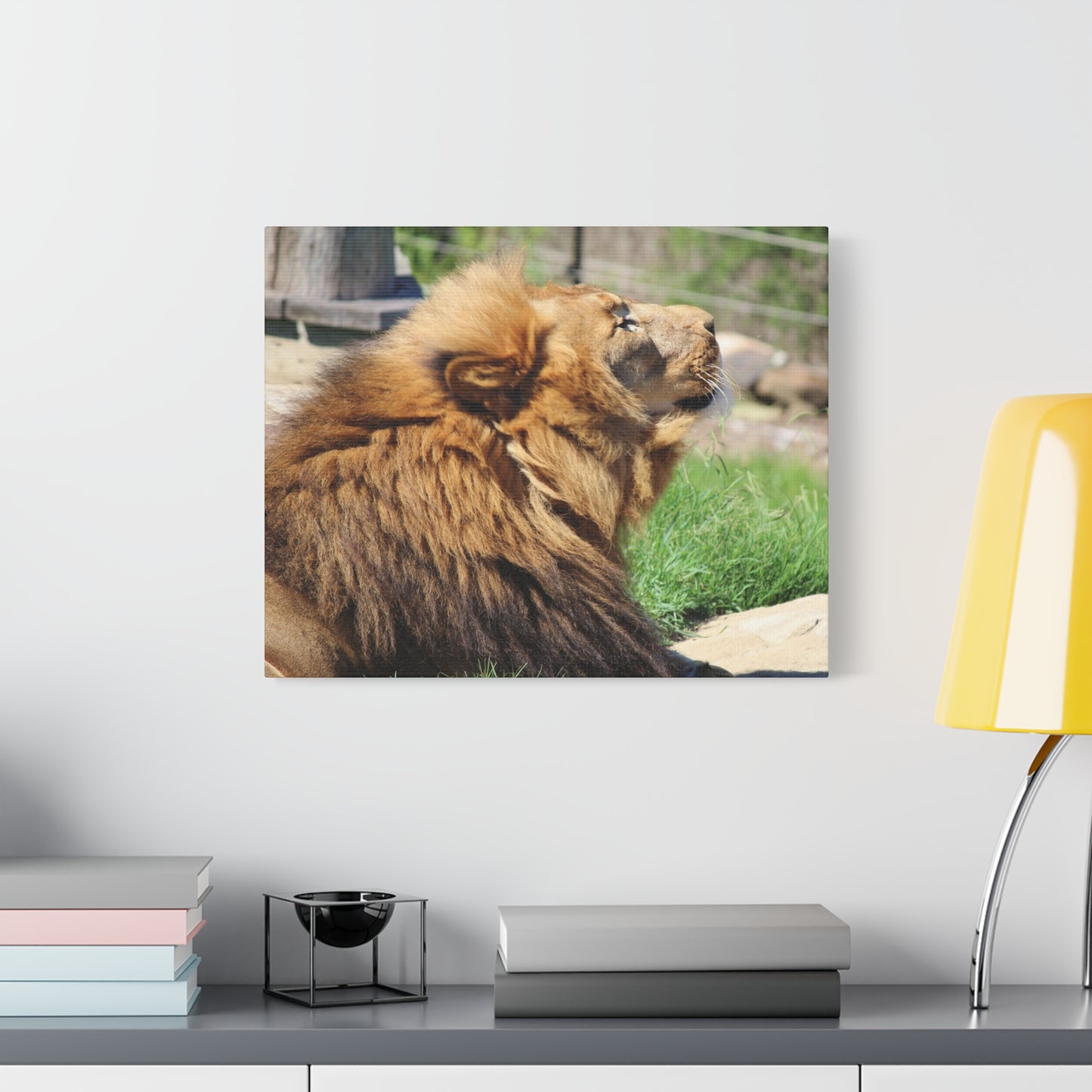 Majestic Lion Wall Art, Classic Canvas Print, Nature Decor, Animal Lover Gift, Safari Home Wall Decor