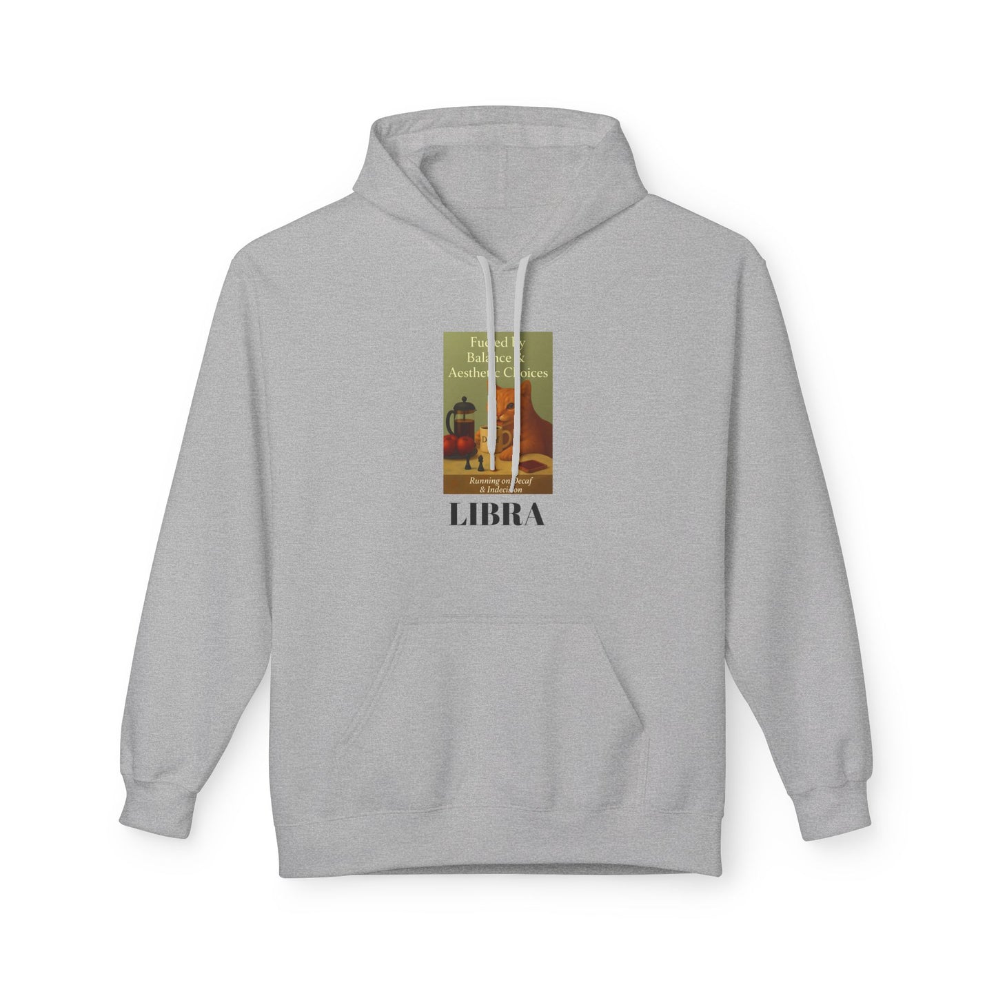 Libra Cat Unisex Hoodie, Zodiac Sign Sweatshirt, Astrology Gift
