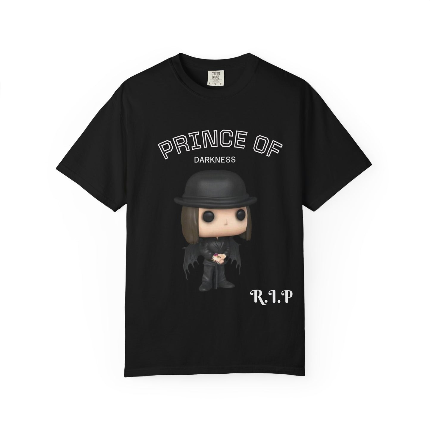 Prince of Darkness Graphic Tee, Unisex T-shirt, Halloween Costume Shirt, Gothic Fashion, Trendy Gift for Men and Women