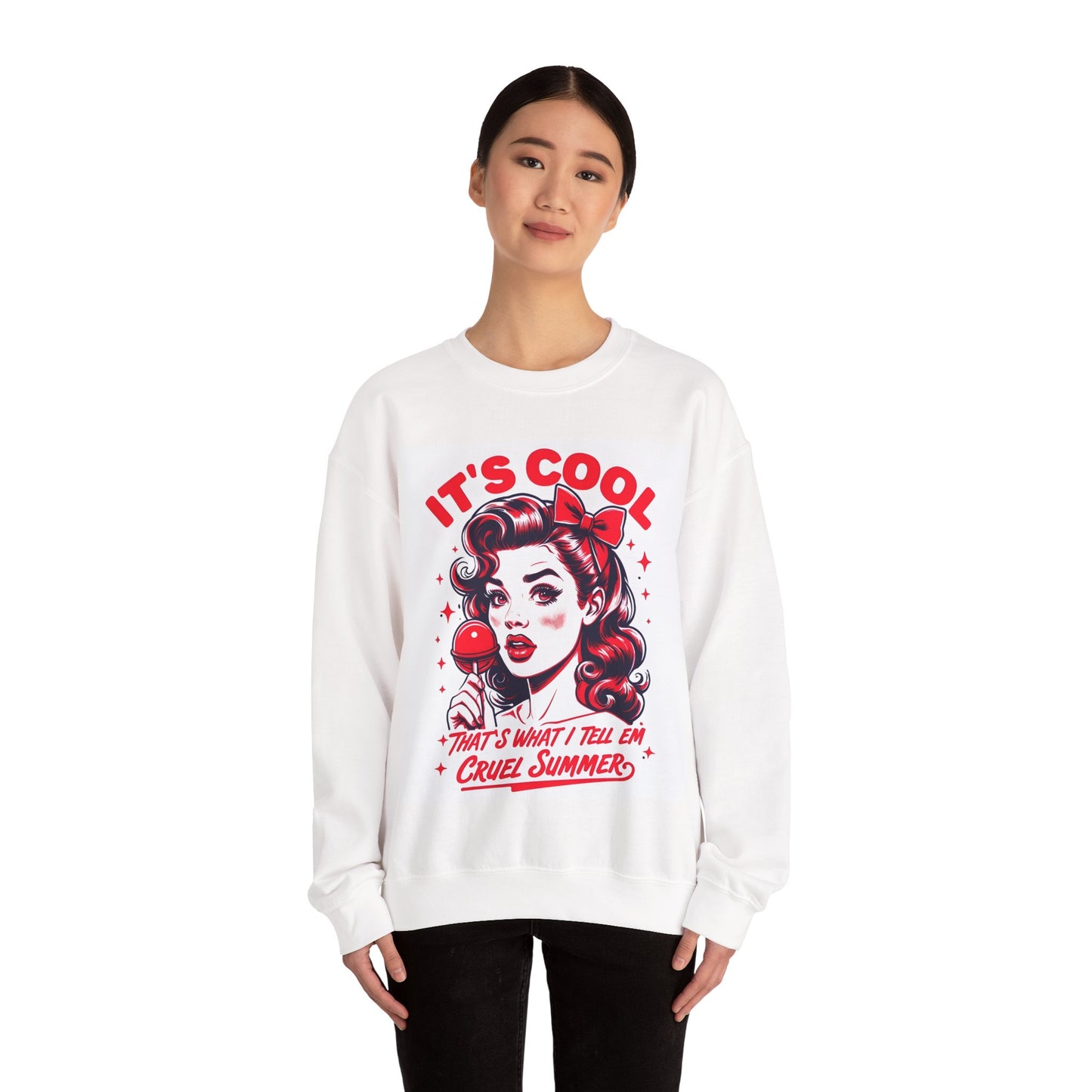 Cruel Summer 1960's Design Unisex Sweatshirt, Unique Quirky Mum Dad Design, Gift for Parents, Vintage Hippie Sweater, Retro, Funny