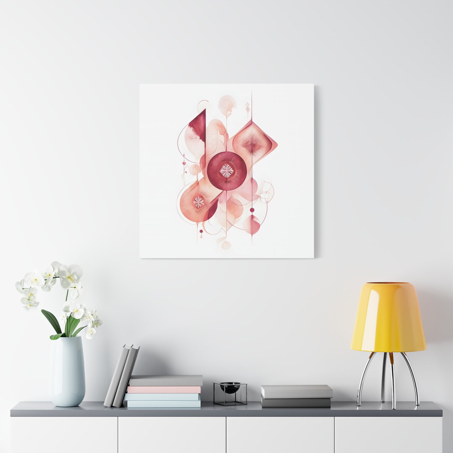 Modern Art Print - Elegant Abstract Floral Decor, Minimalist Wall Art, Bohemian Home Accent, Gift for Art Lovers