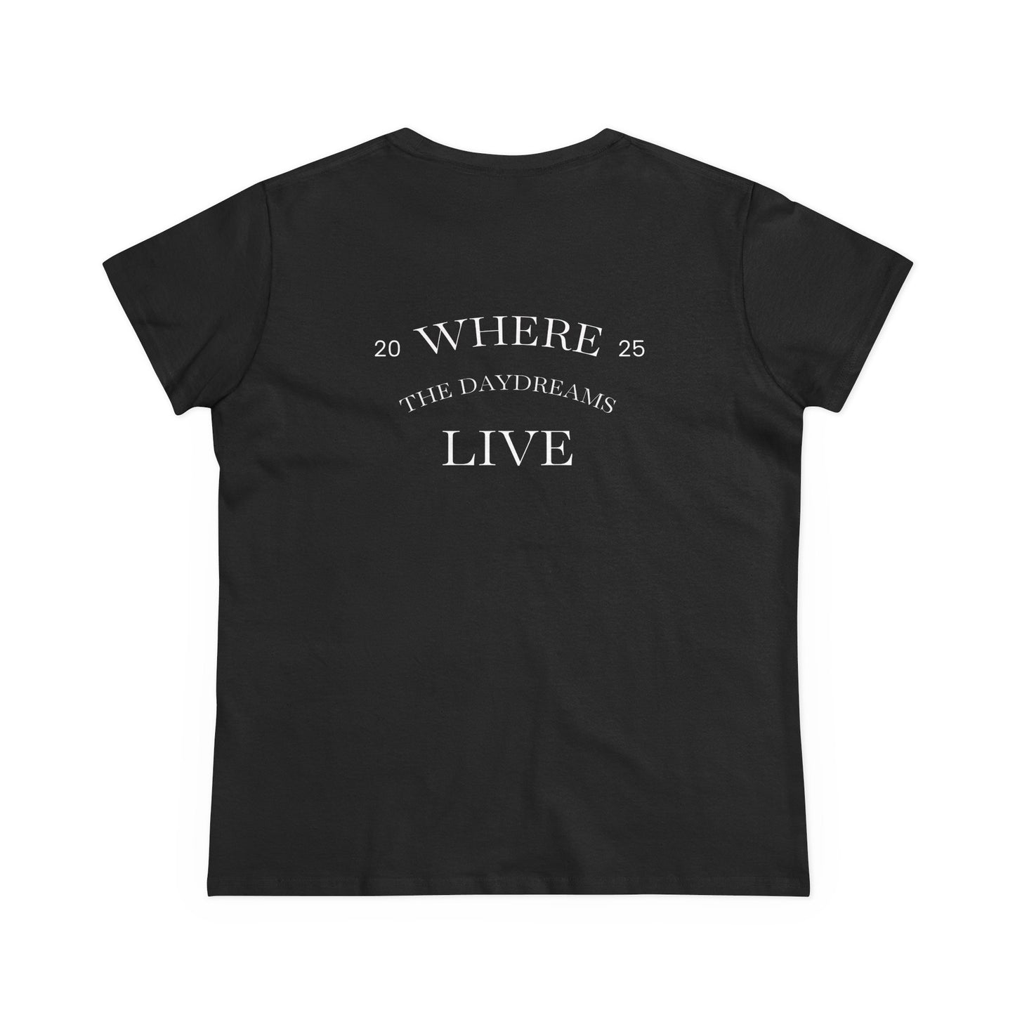 Dreamy Landscape Women's Cotton Tee, Casual Chic Top, Perfect for Daydreamers, Gifts for Her, Summer Style, Unique Art Tee