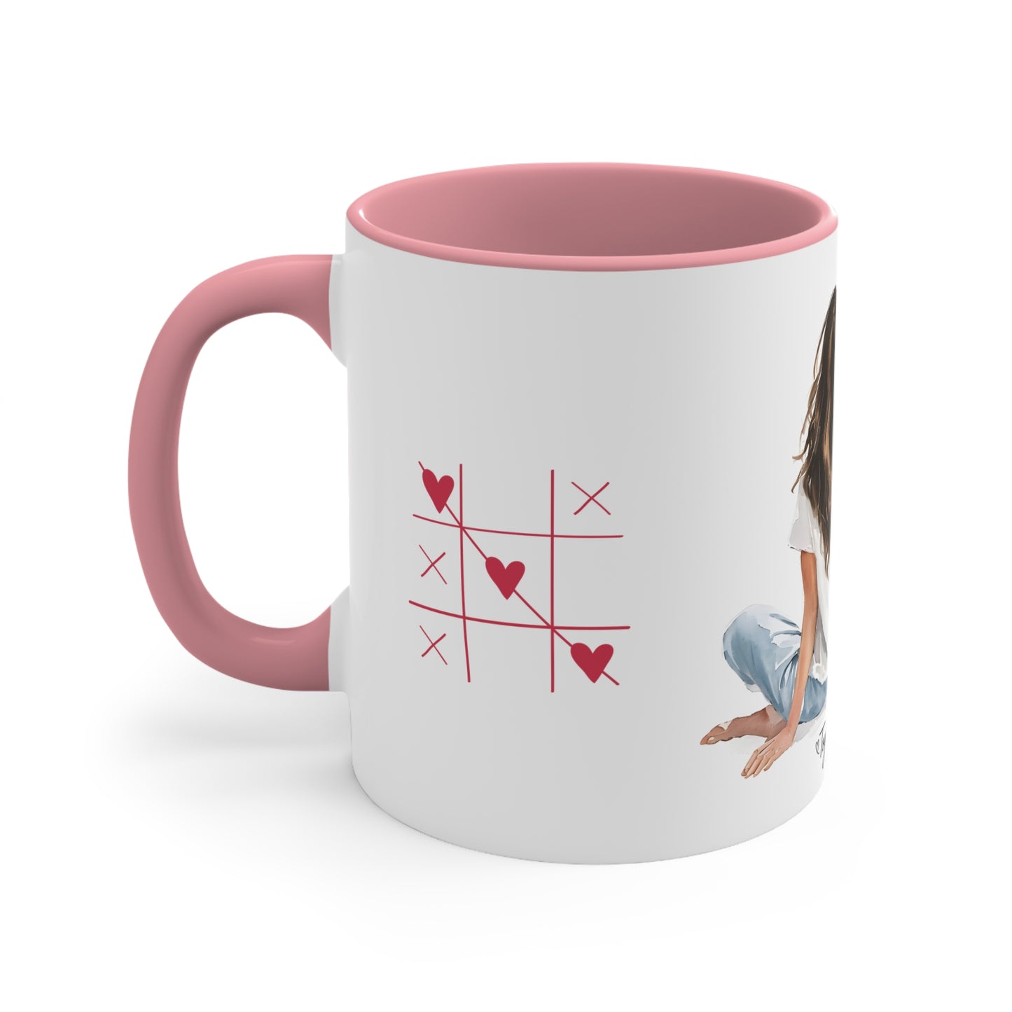 Love Quote Ceramic Mug, 11oz - Warmth and Love Couple Gift