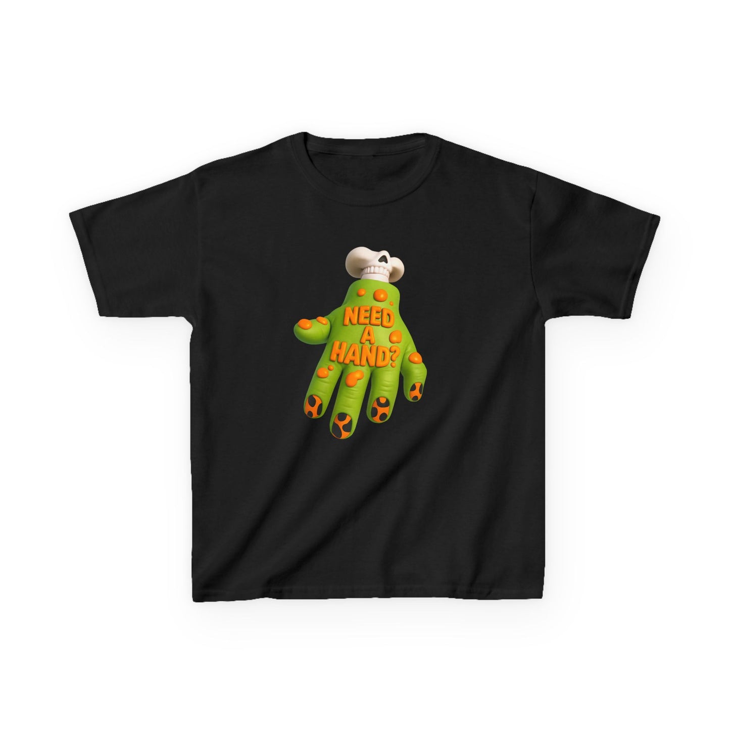 Playful Kids Tee with 'Need a Hand?' Design - Fun Gift, Unique Children's Clothing, Halloween Costume, Family Gatherings, Everyday Wear