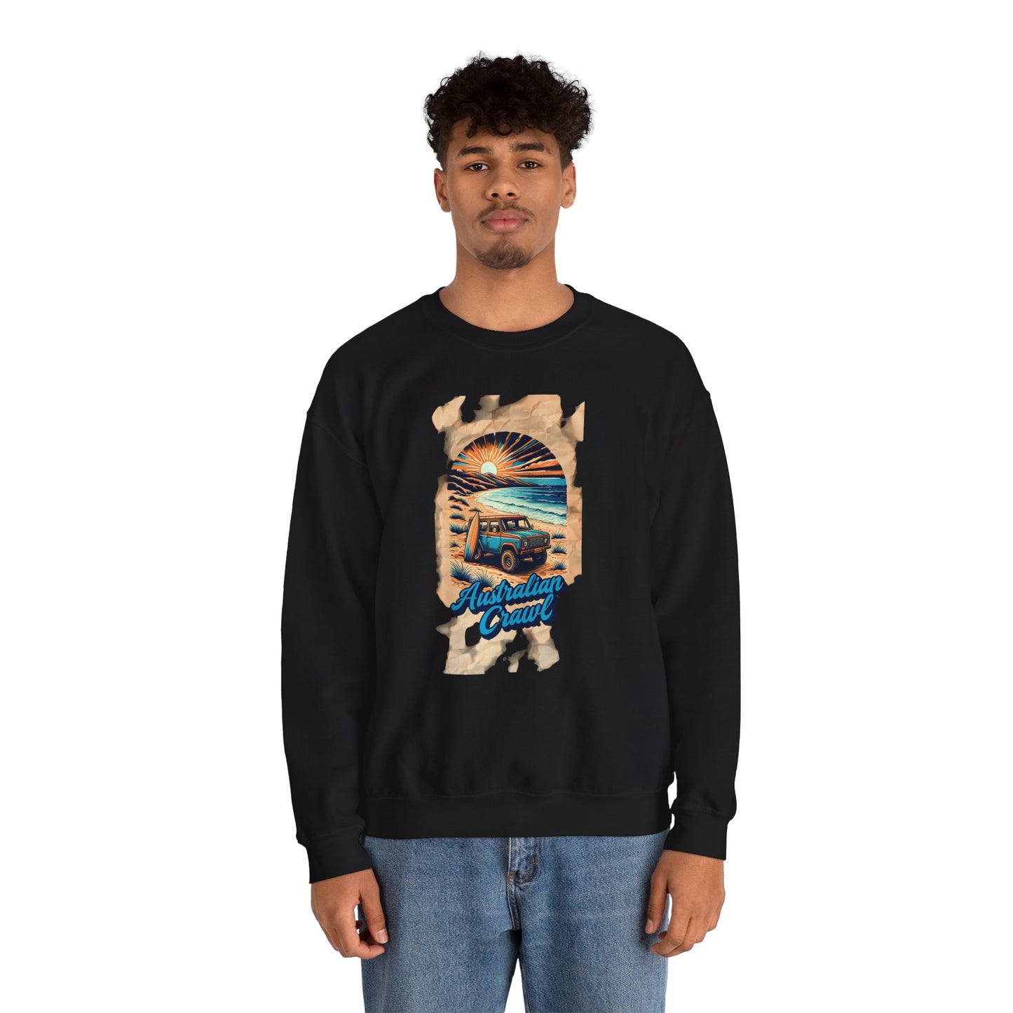 Crewneck Sweatshirt - Australian Crawl Design