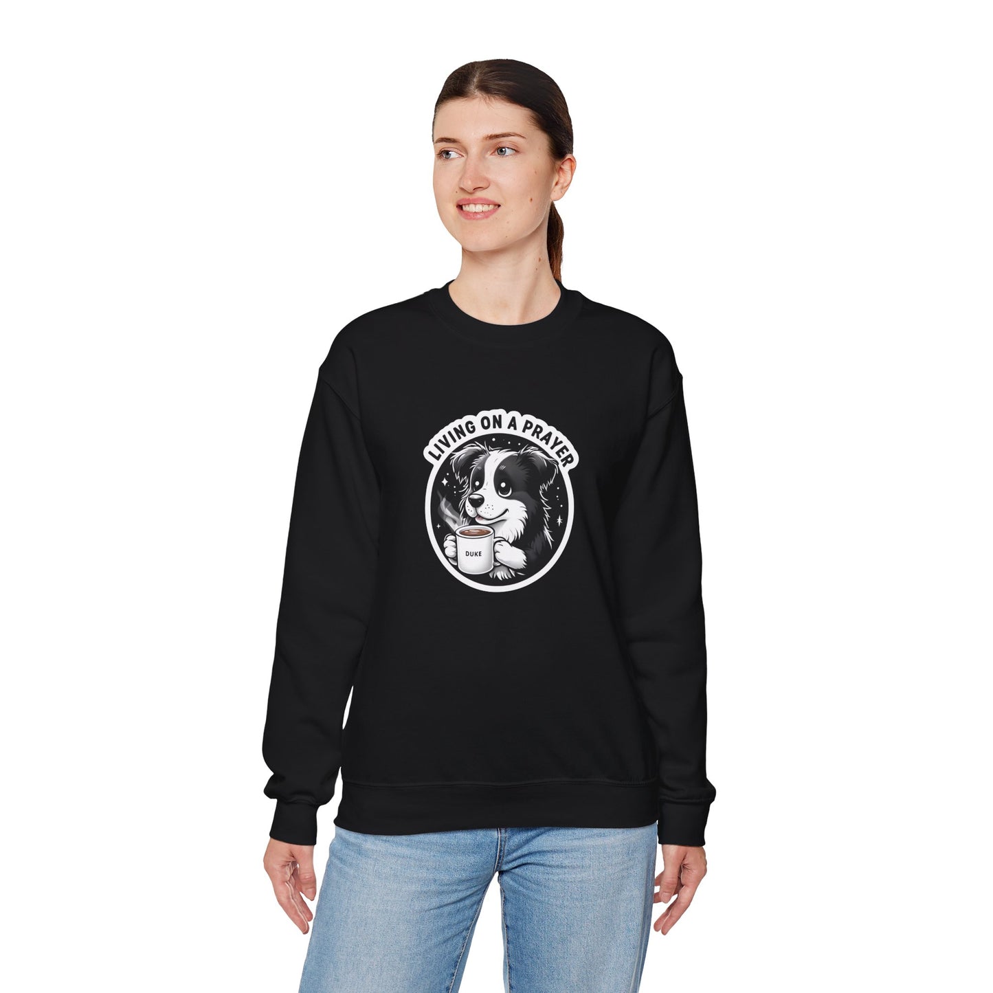 Music Inspired Unique Design Border Collie Sweatshirt