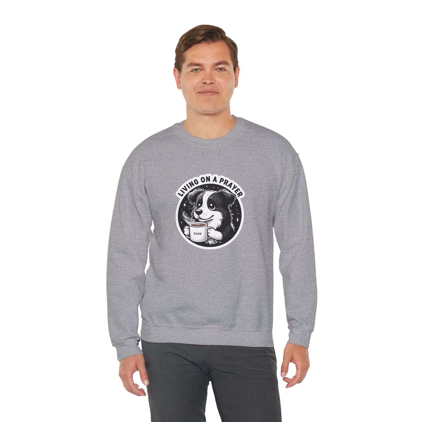Music Inspired Unique Design Border Collie Sweatshirt
