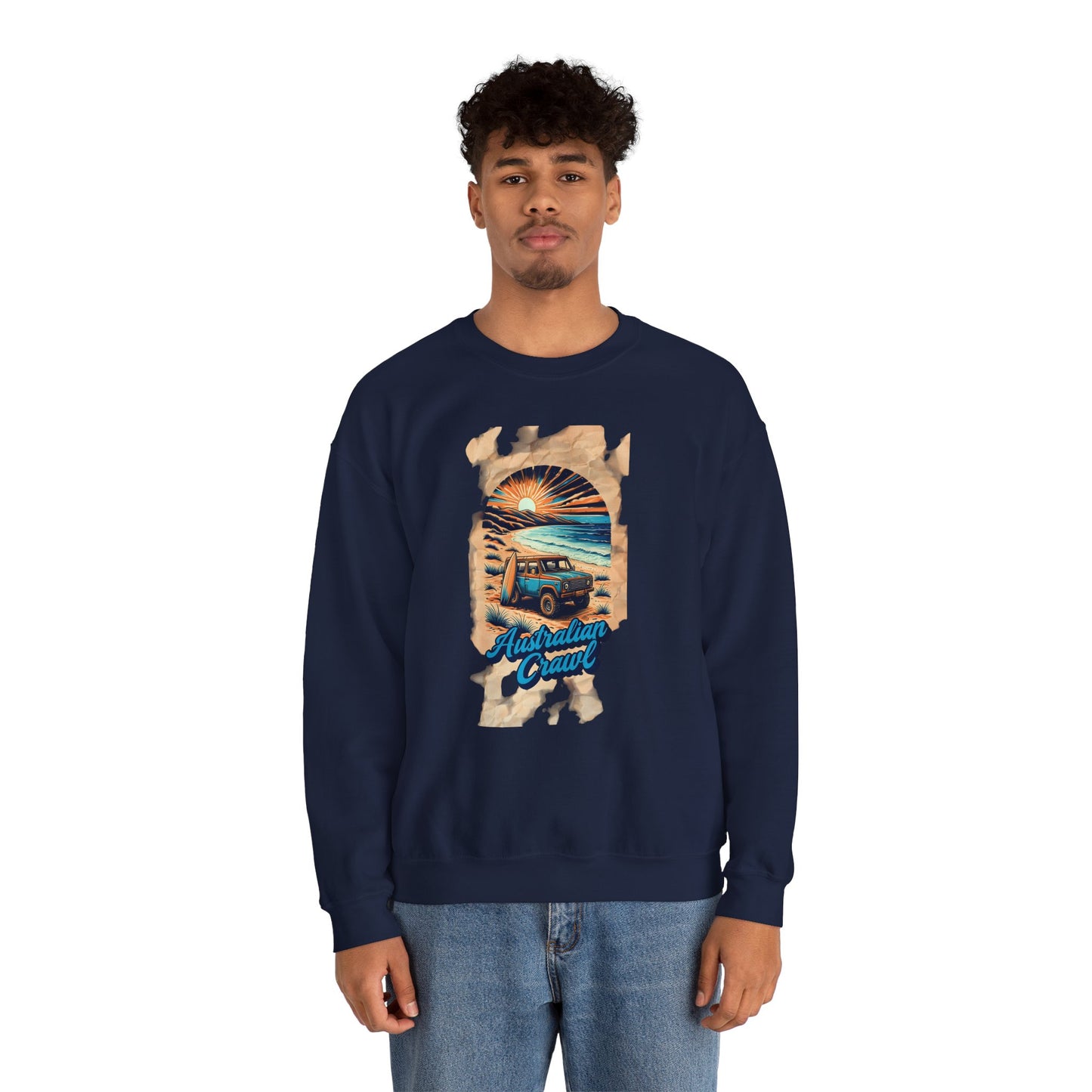 Crewneck Sweatshirt - Australian Crawl Design