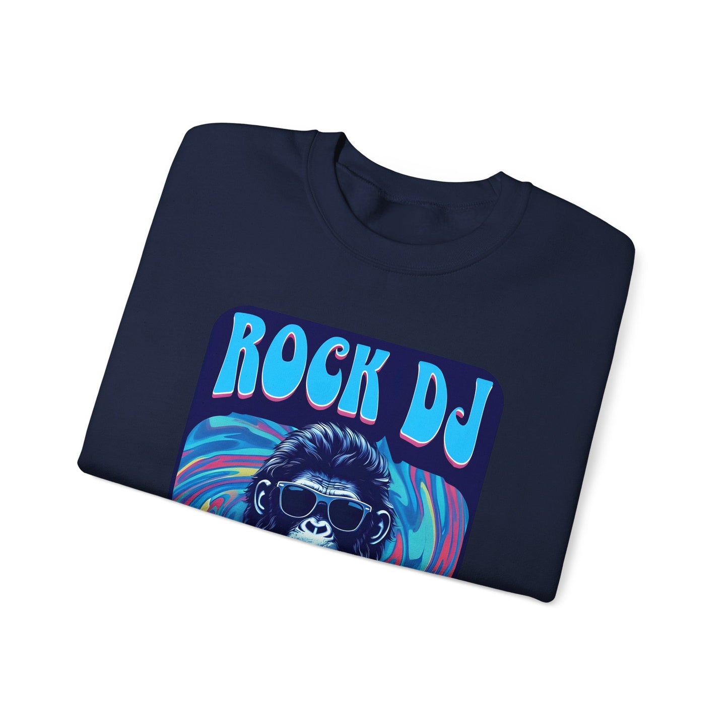 Rock DJ Ape Unisex Heavy Blend™ Rock DJ Ape Guitar, Cozy Music Lovers, Clothing, Warm Winter