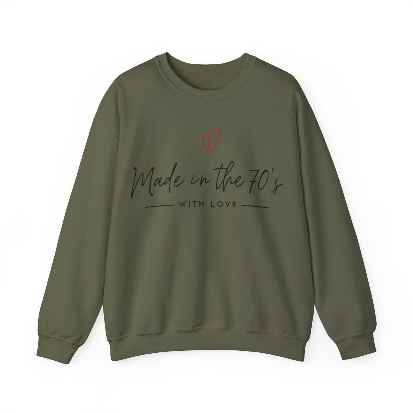 Made in the 70's Unisex Heavy Blend™ Crewneck Sweatshirt - Made in the 70's with love..