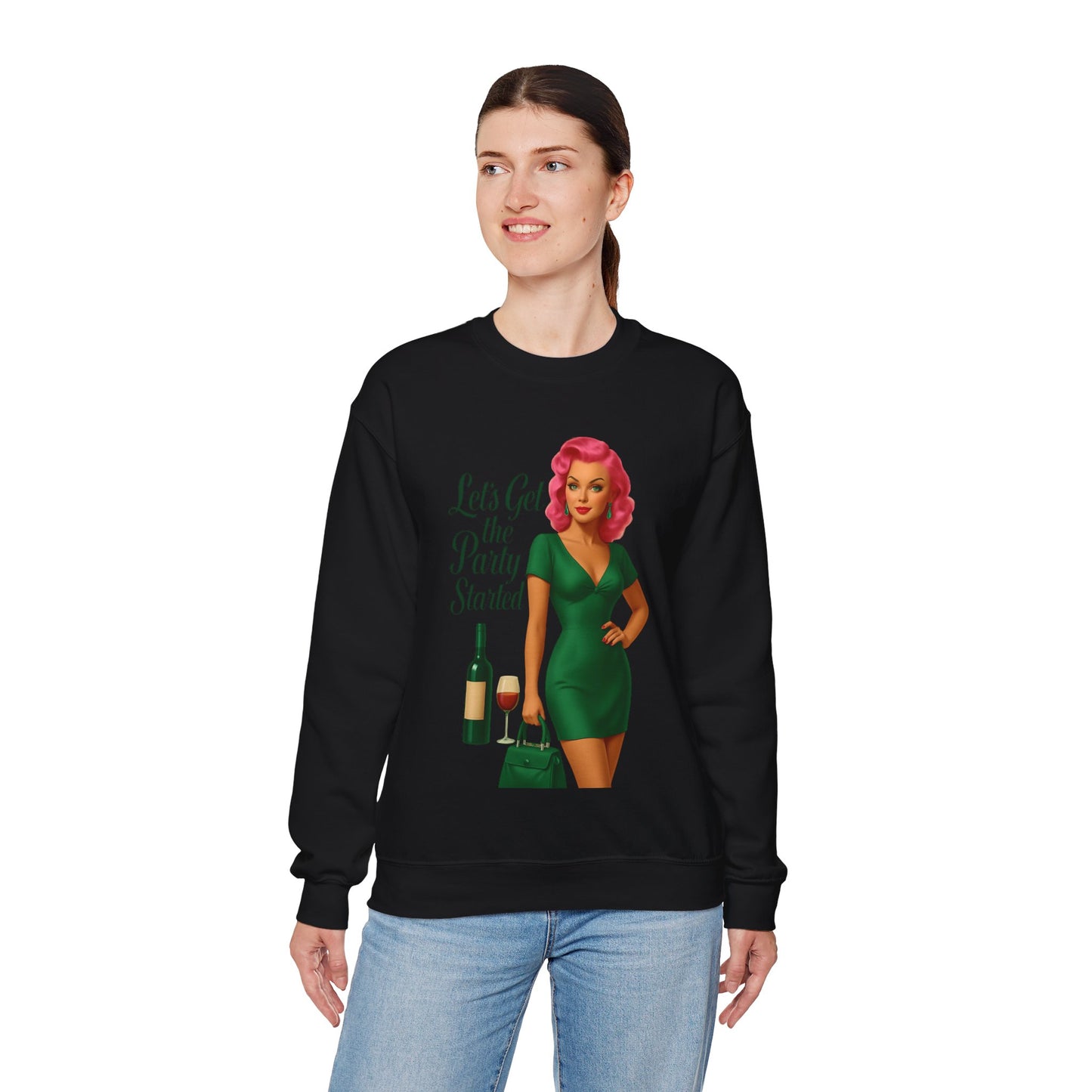 Let's Get the Party Started Unique Sweatshirt Design